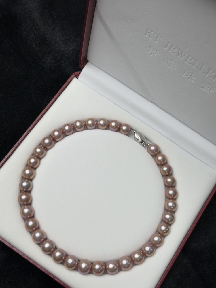 5A Natural Purple Pearl Strand 12~13mm