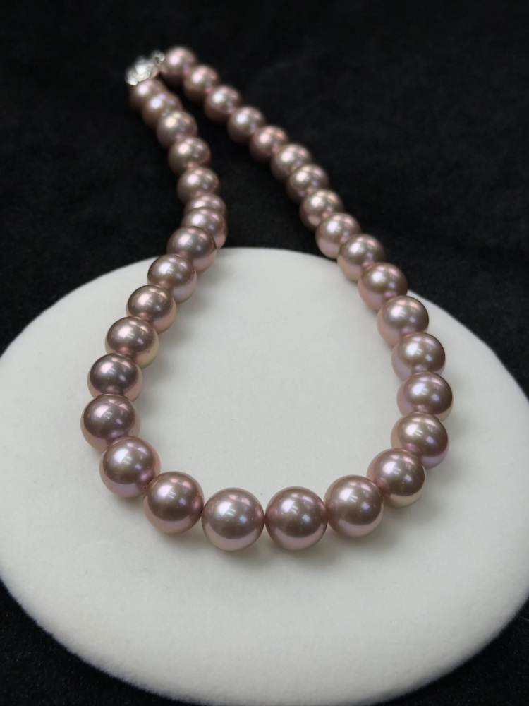5A Natural Purple Pearl Strand 12~13mm
