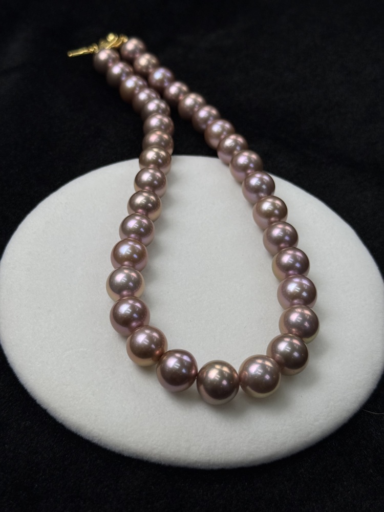 5A Natural Purple Pearl Strand 12~13mm