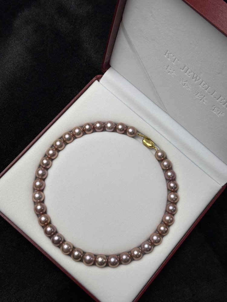 5A Natural Purple Pearl Strand 12~13mm