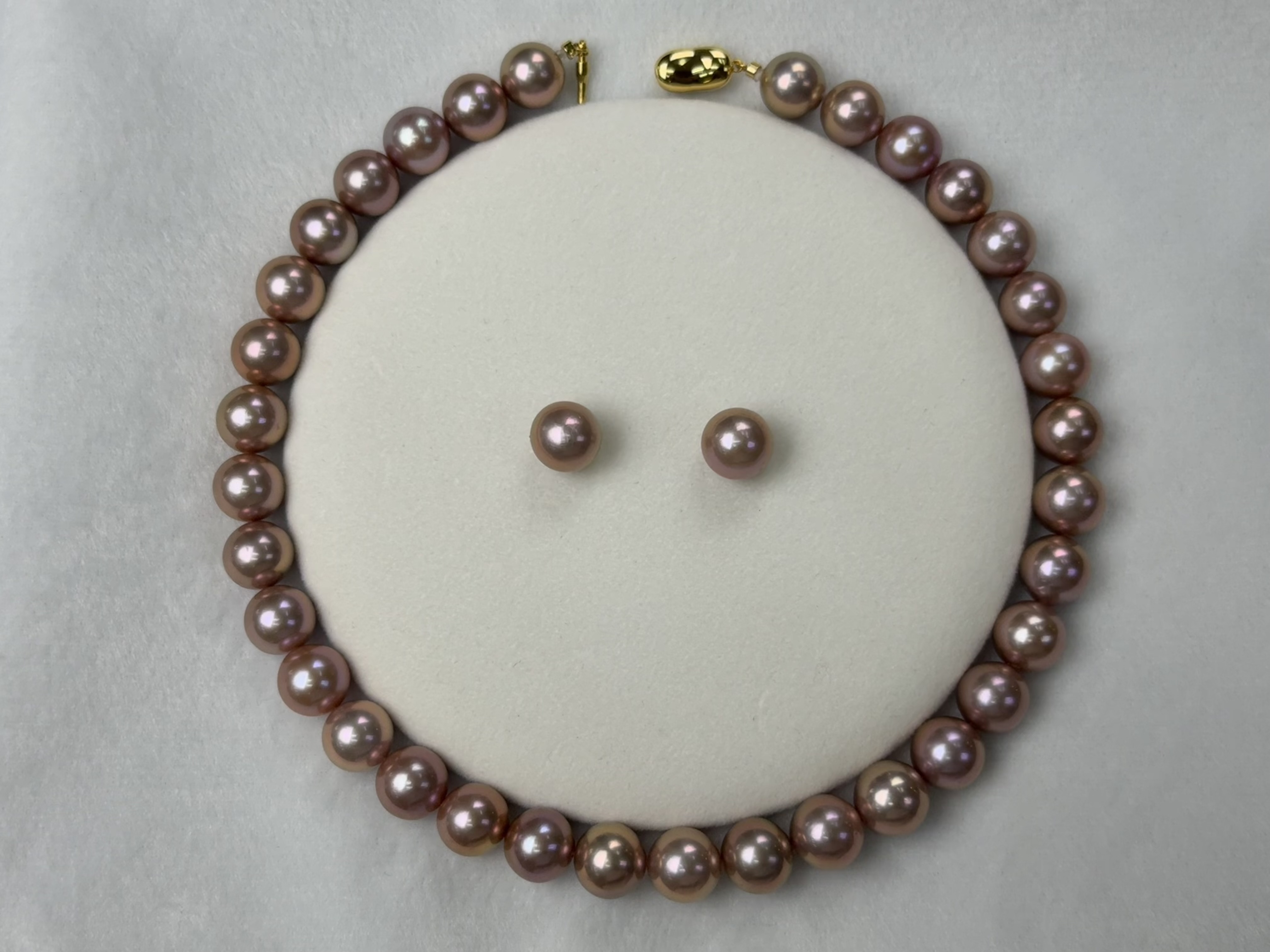 5A Natural Purple Pearl Strand 12~13mm