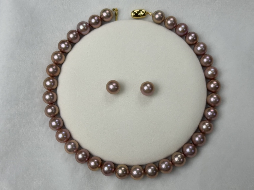 5A Natural Purple Pearl Strand 12~13mm