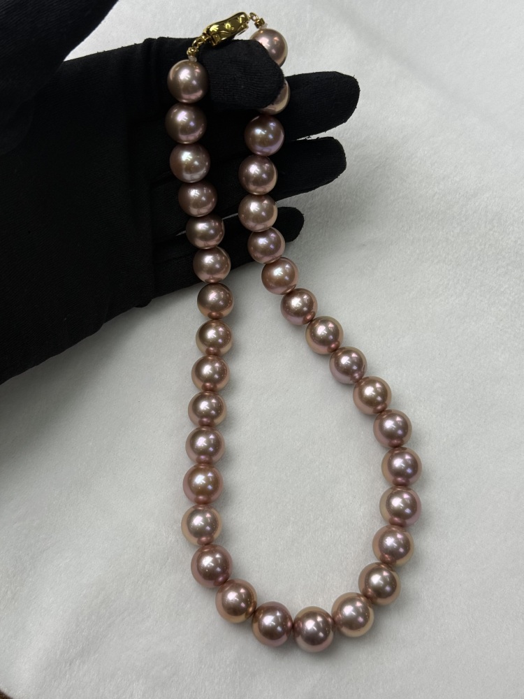 5A Natural Purple Pearl Strand 12~13mm