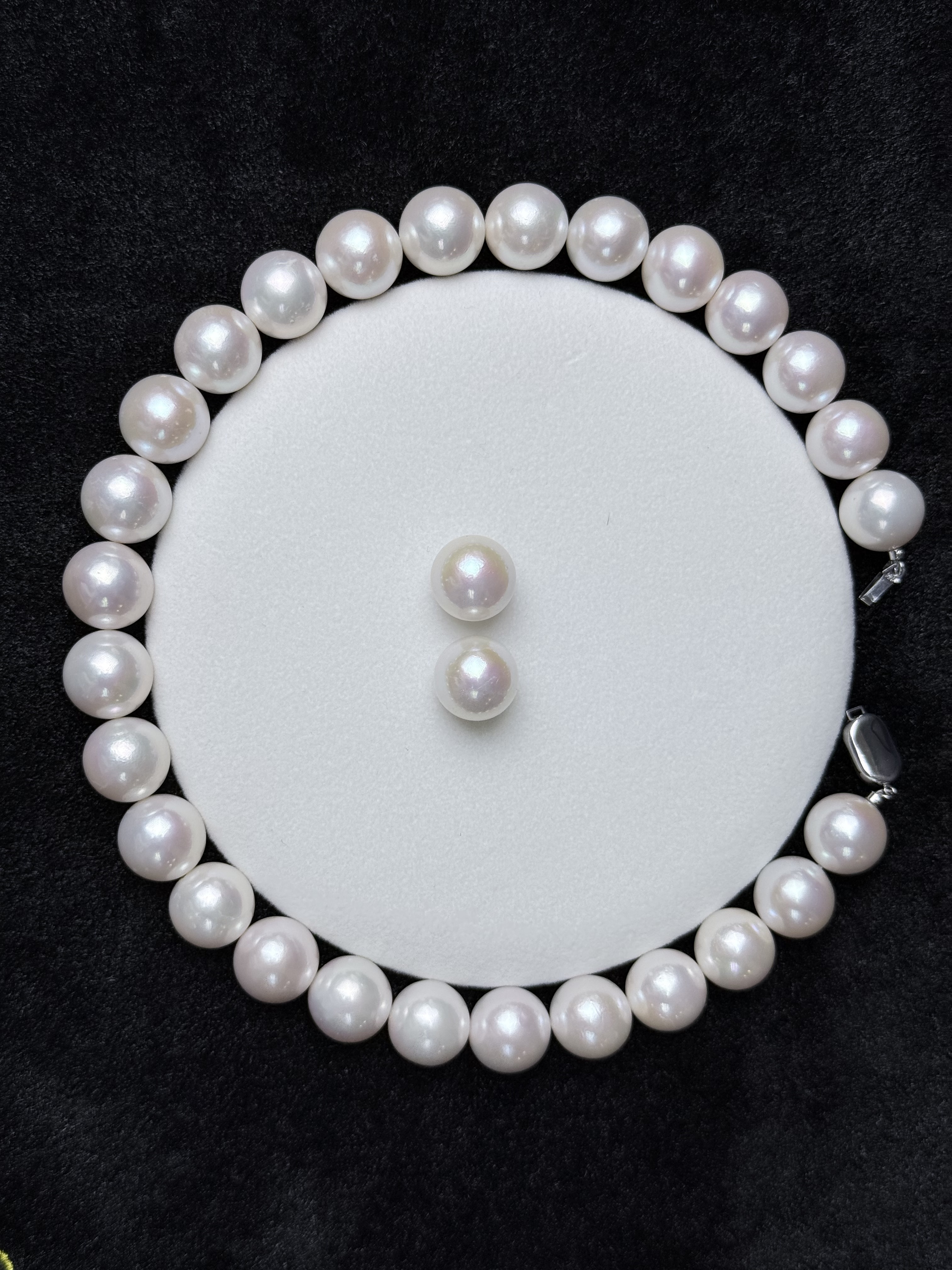 5A White Pearl Strand 15-16mm