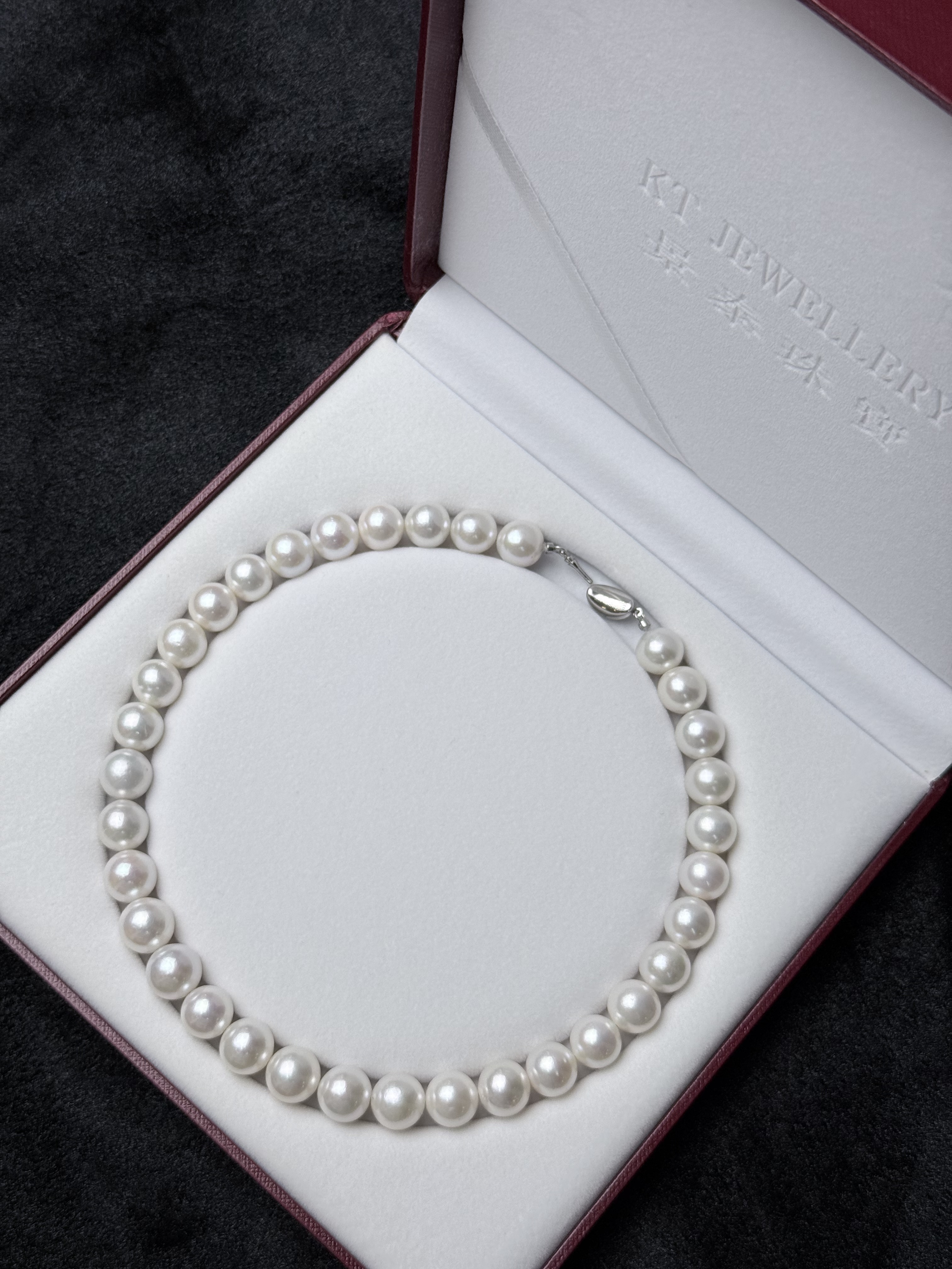 5A White Pearl Strand 12~13mm