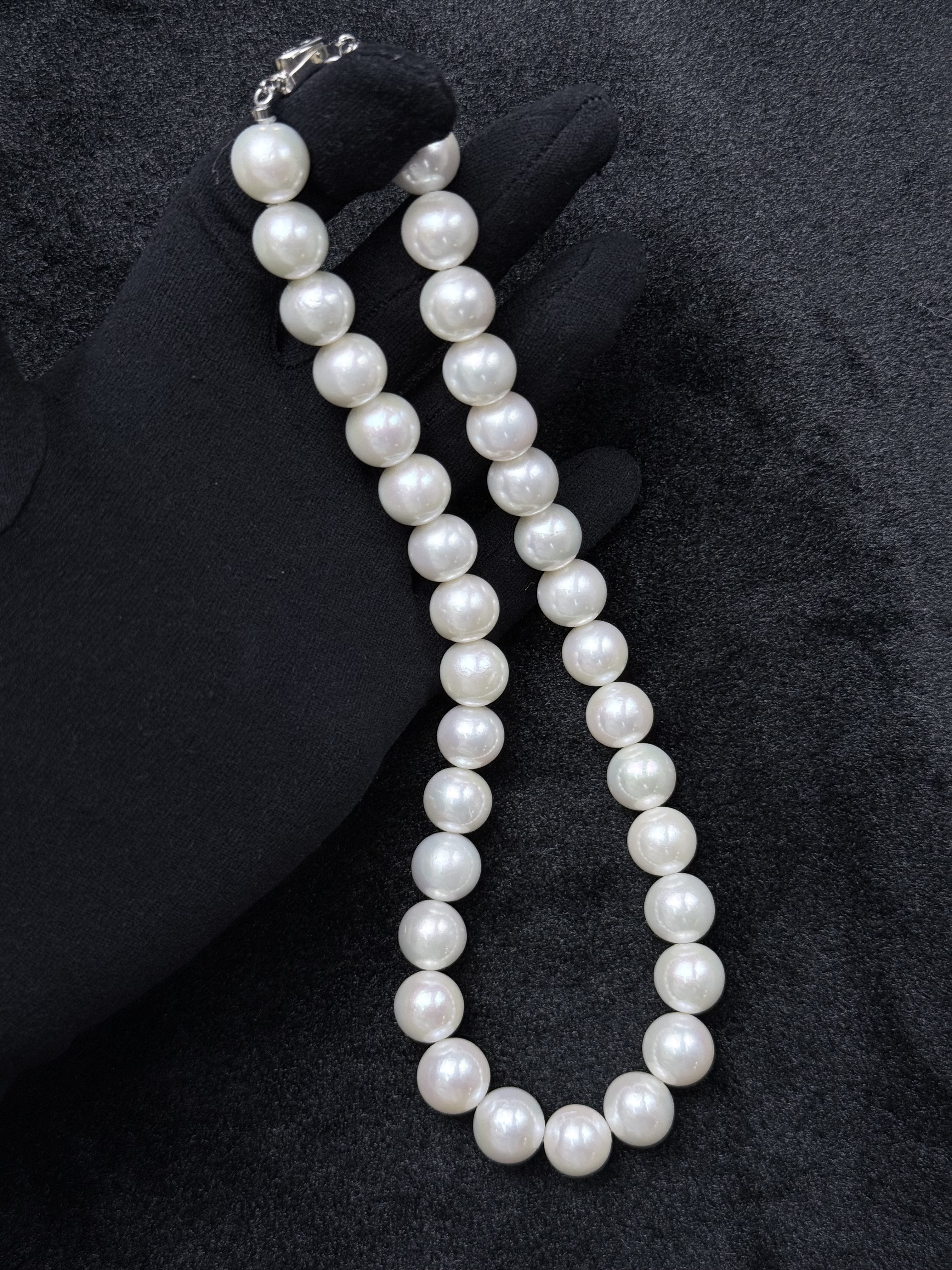5A White Pearl Strand 12~13mm