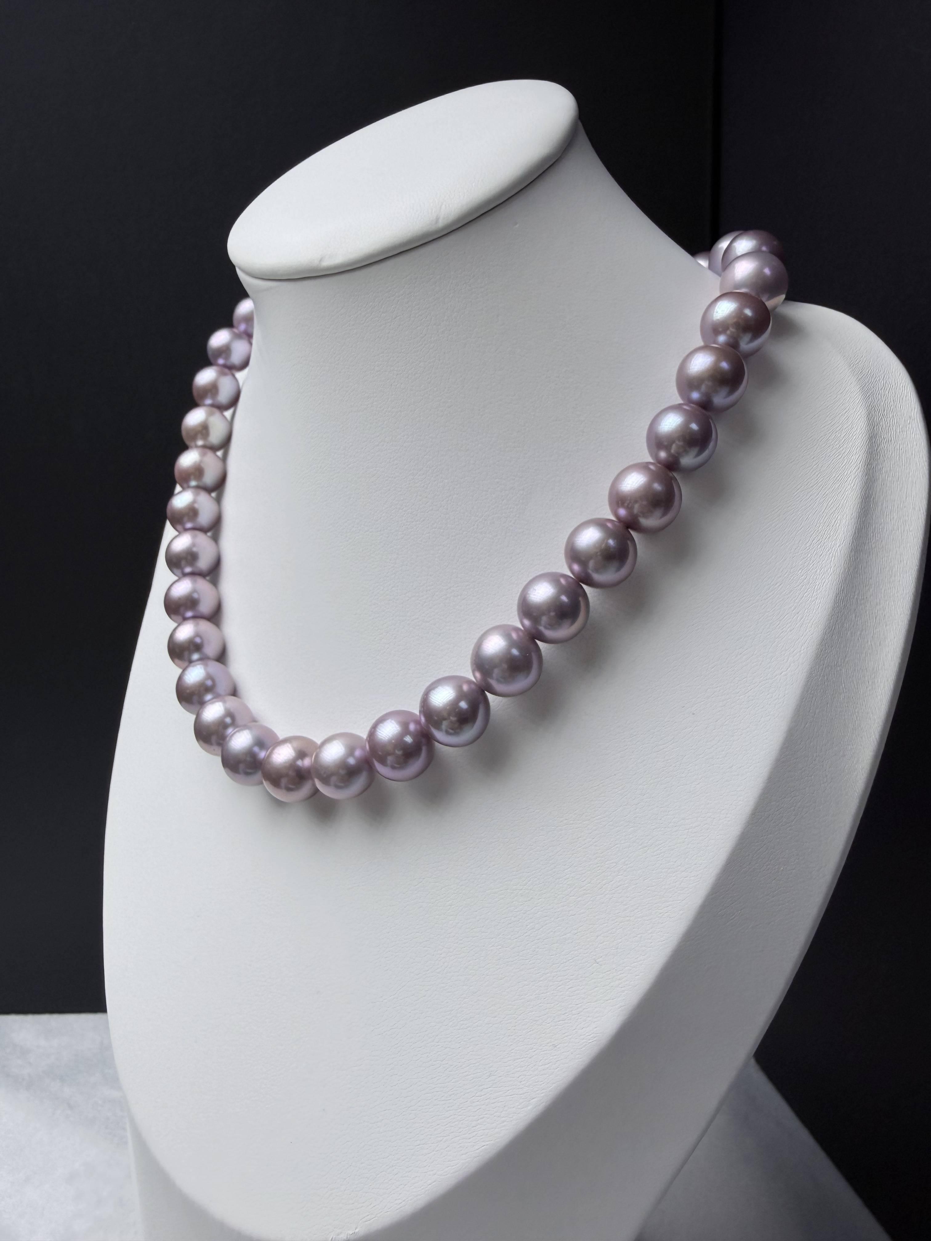 5A Natural Purple Pearl Strand 11~12mm