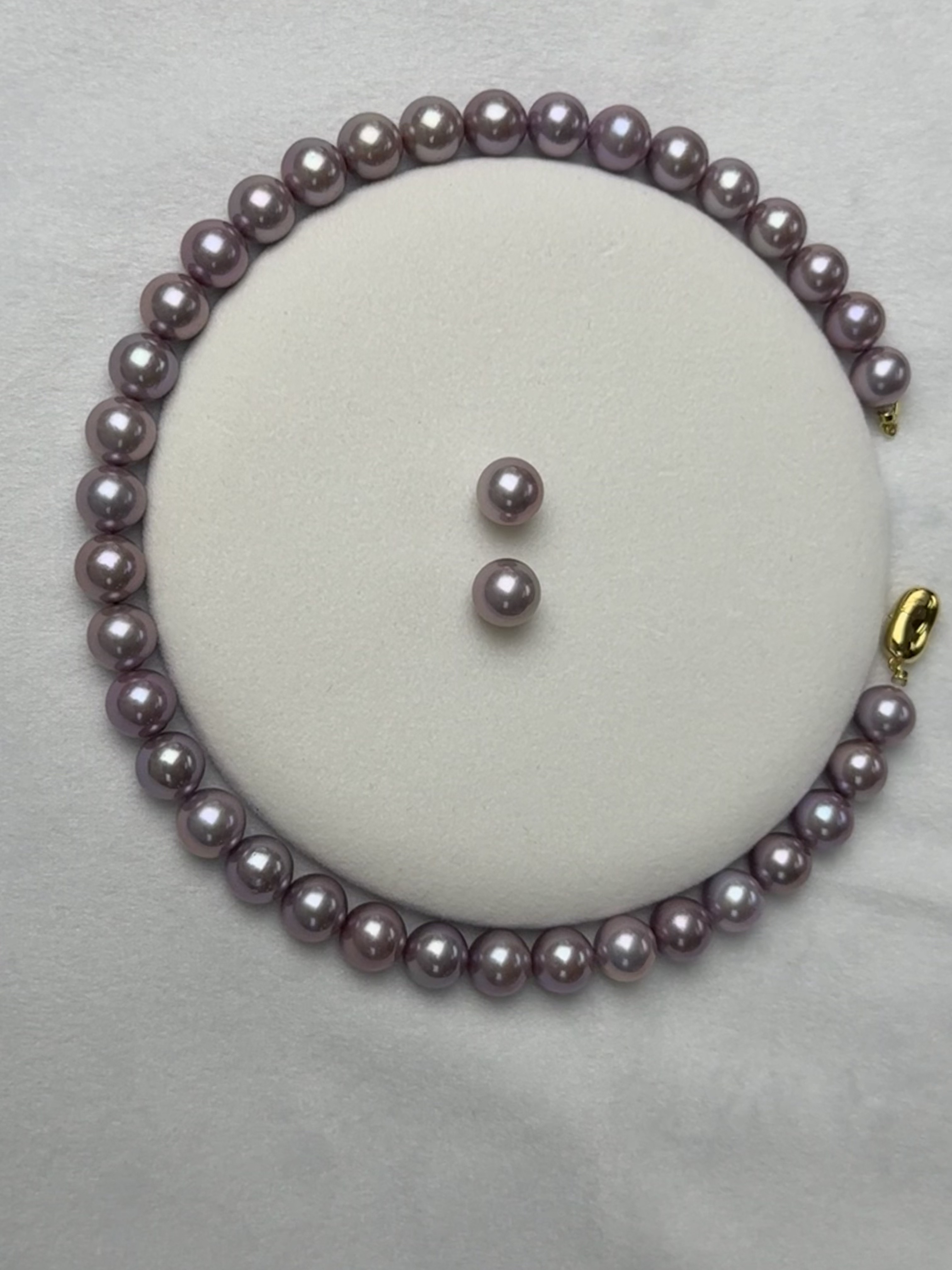 5A Natural Purple Pearl Strand 11~12mm