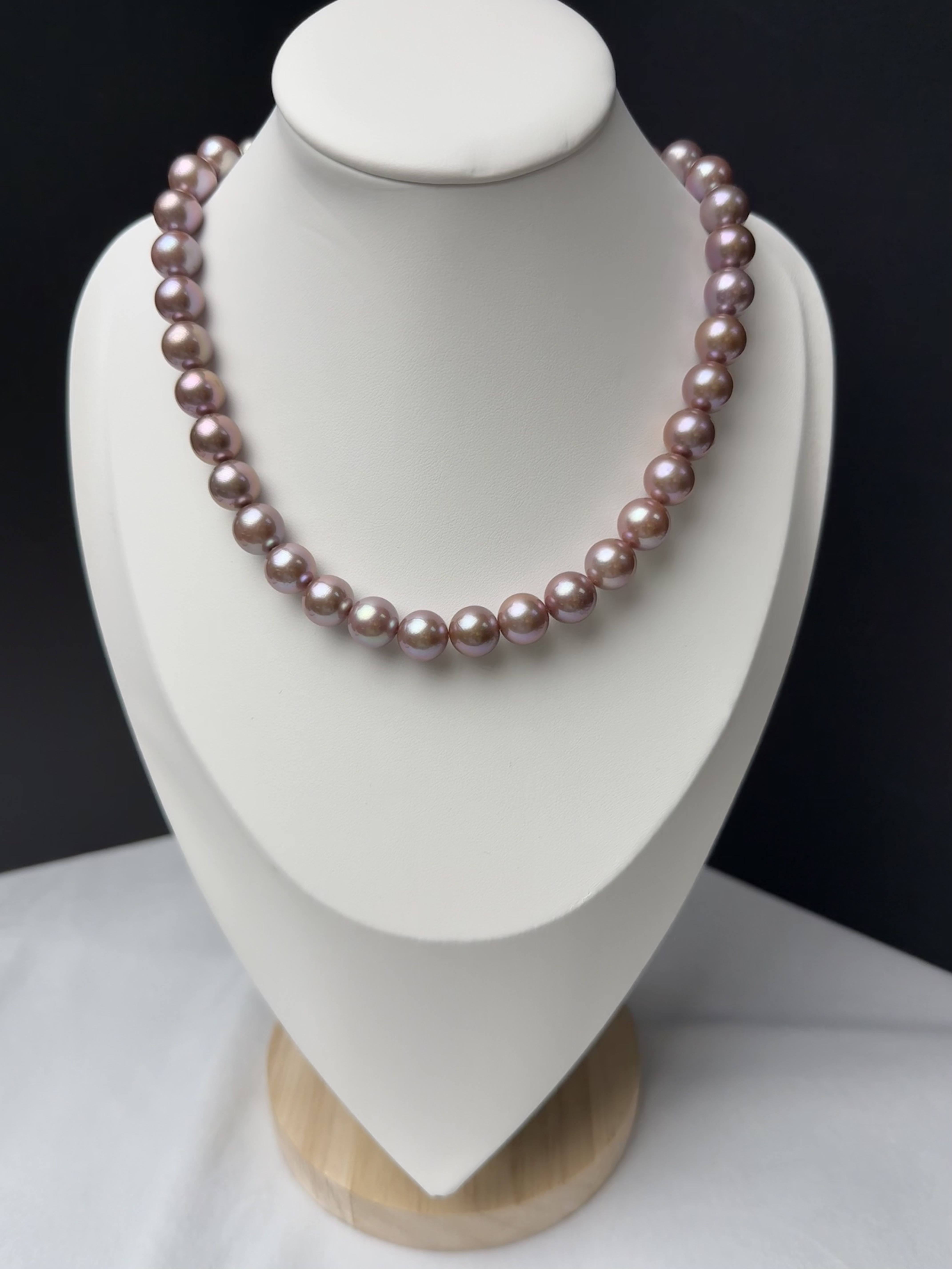 5A Natural Purple Pearl Strand 11~12mm