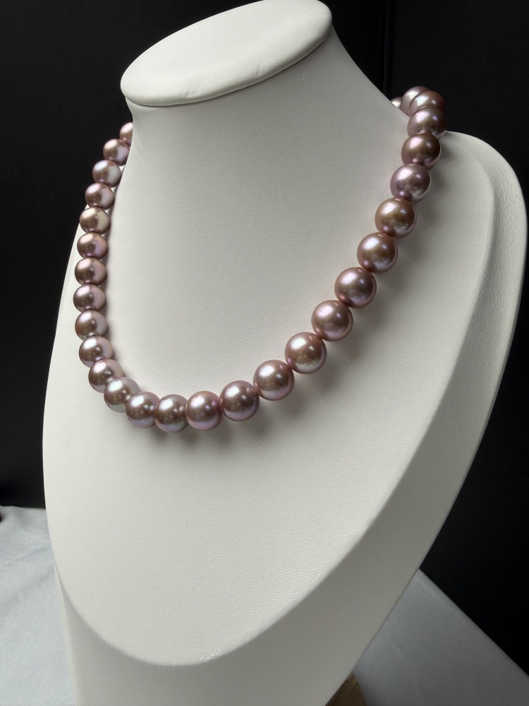 5A Natural Purple Pearl Strand 11~12mm