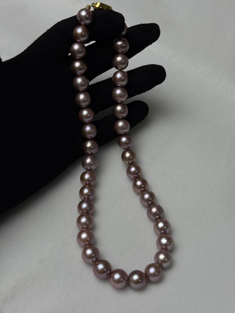 5A Natural Purple Pearl Strand 11~12mm