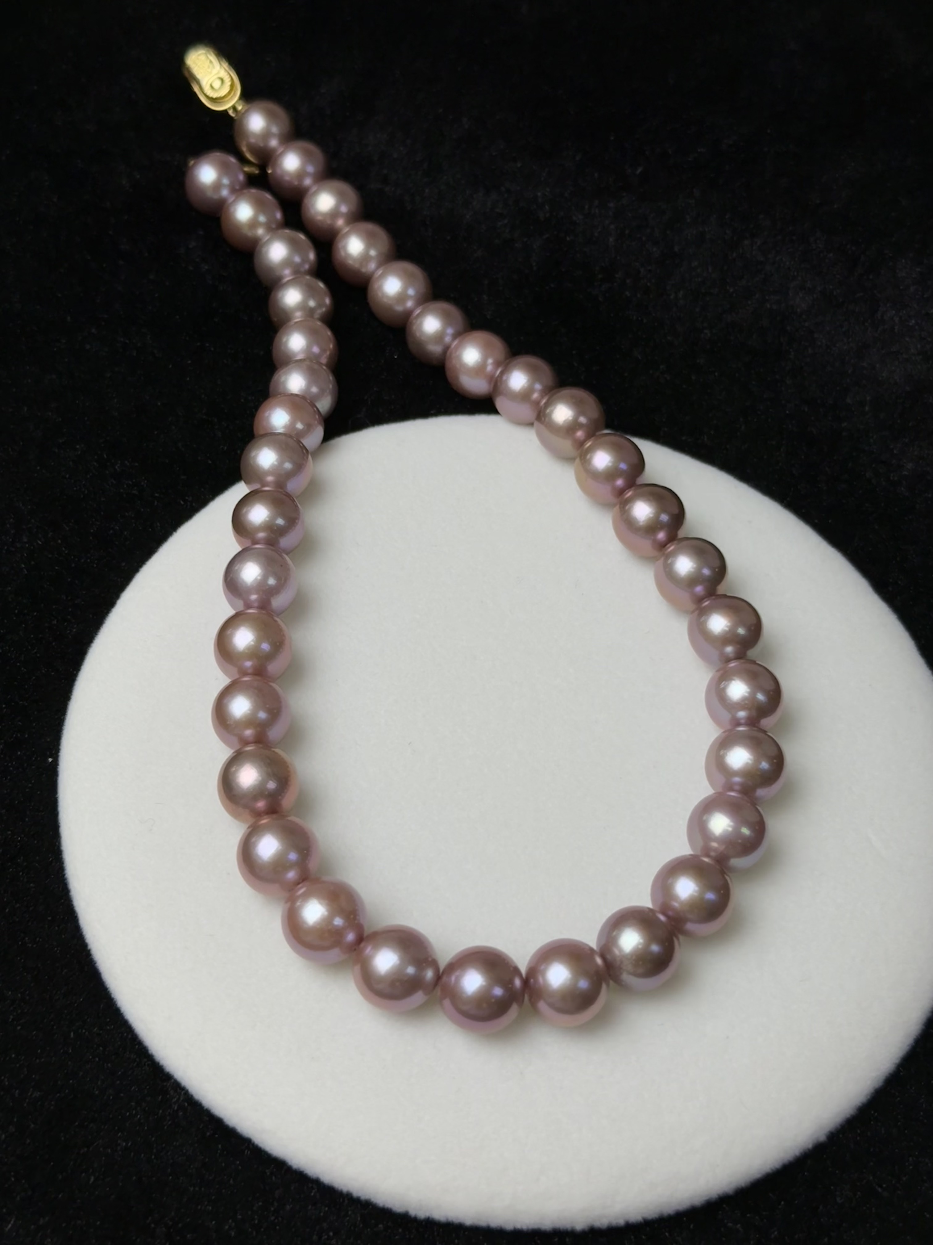 5A Natural Purple Pearl Strand 11~12mm