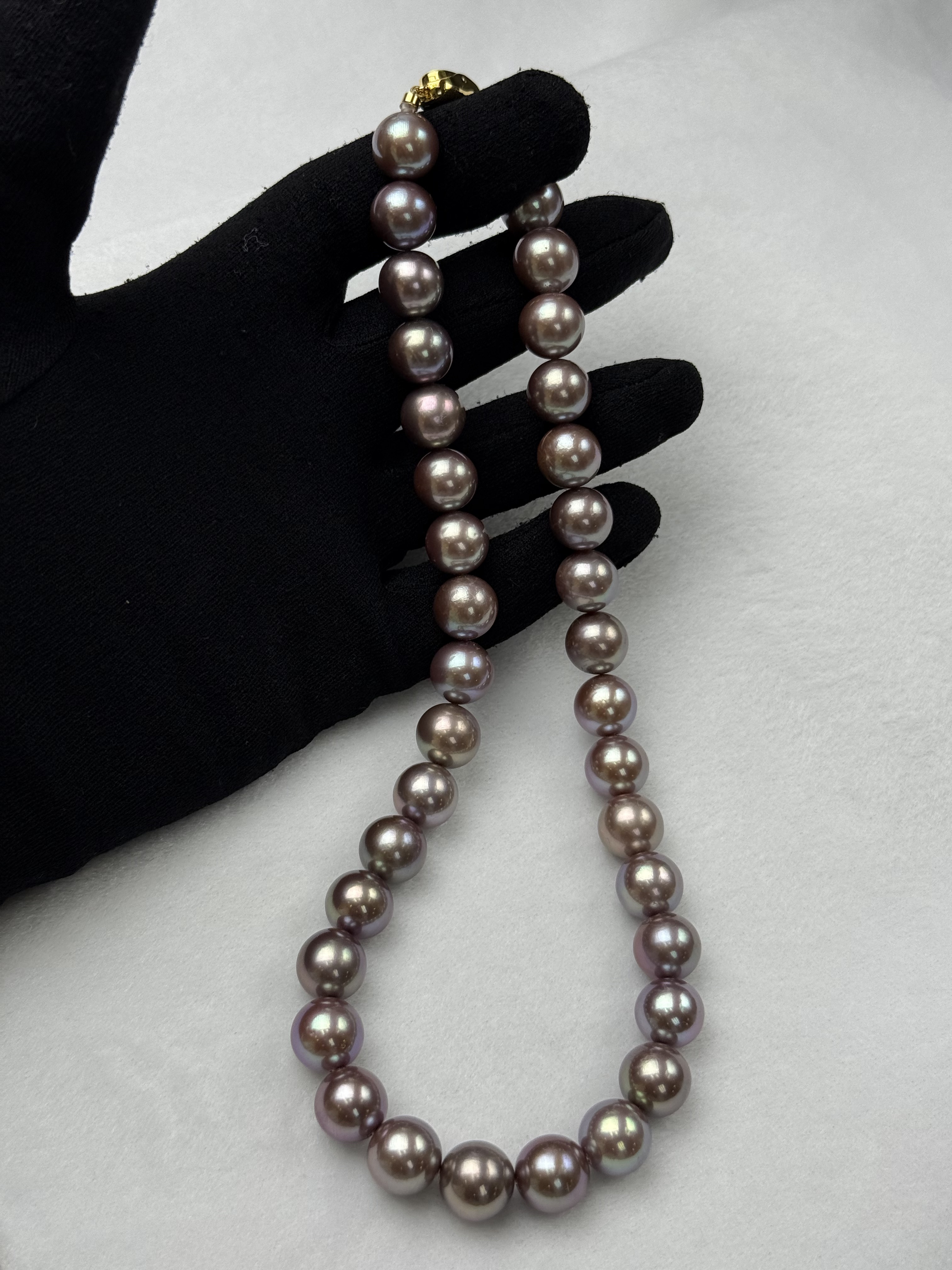 5A Natural Purple Pearl Strand 11~12mm