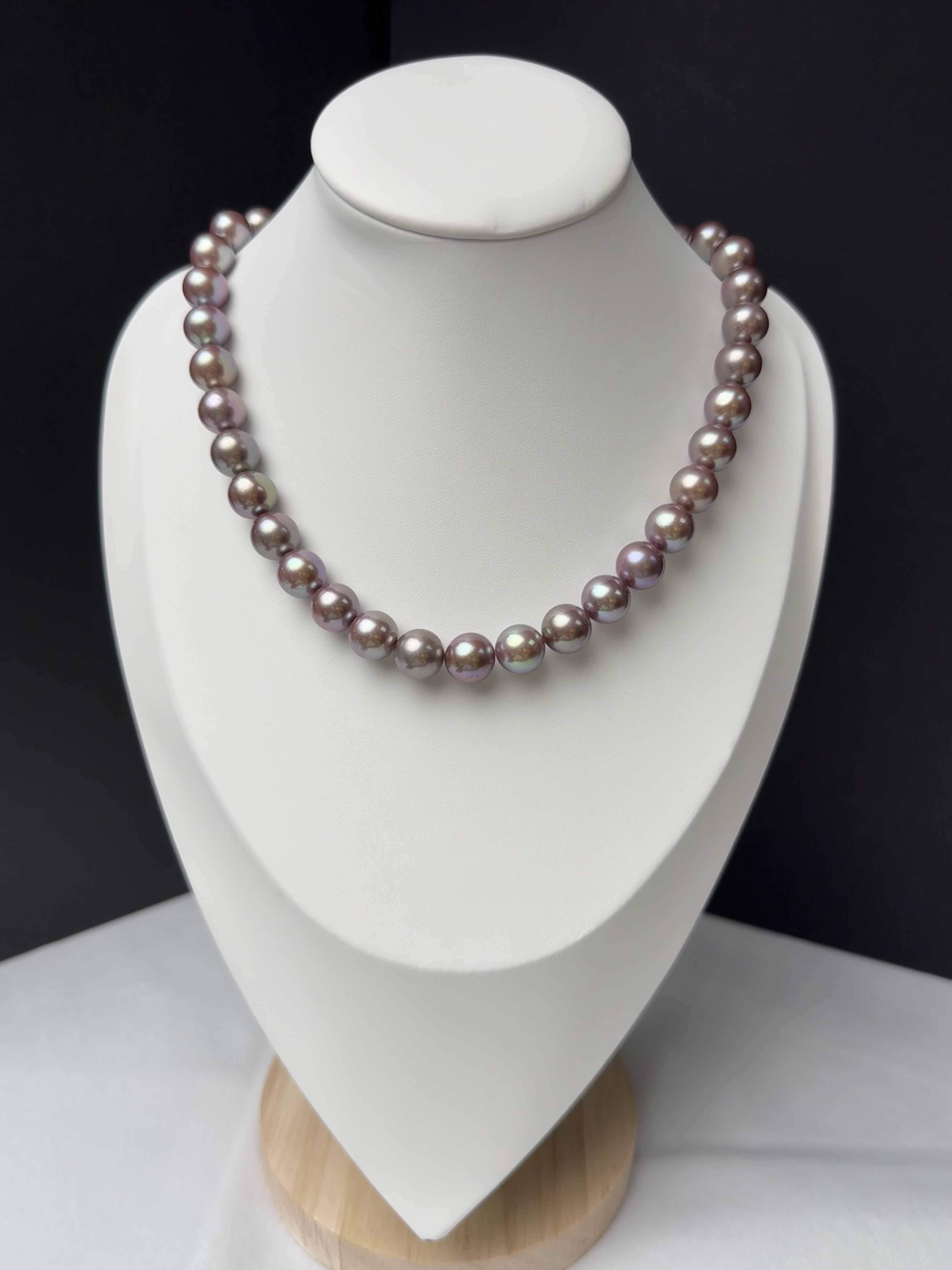 5A Natural Purple Pearl Strand 11~12mm