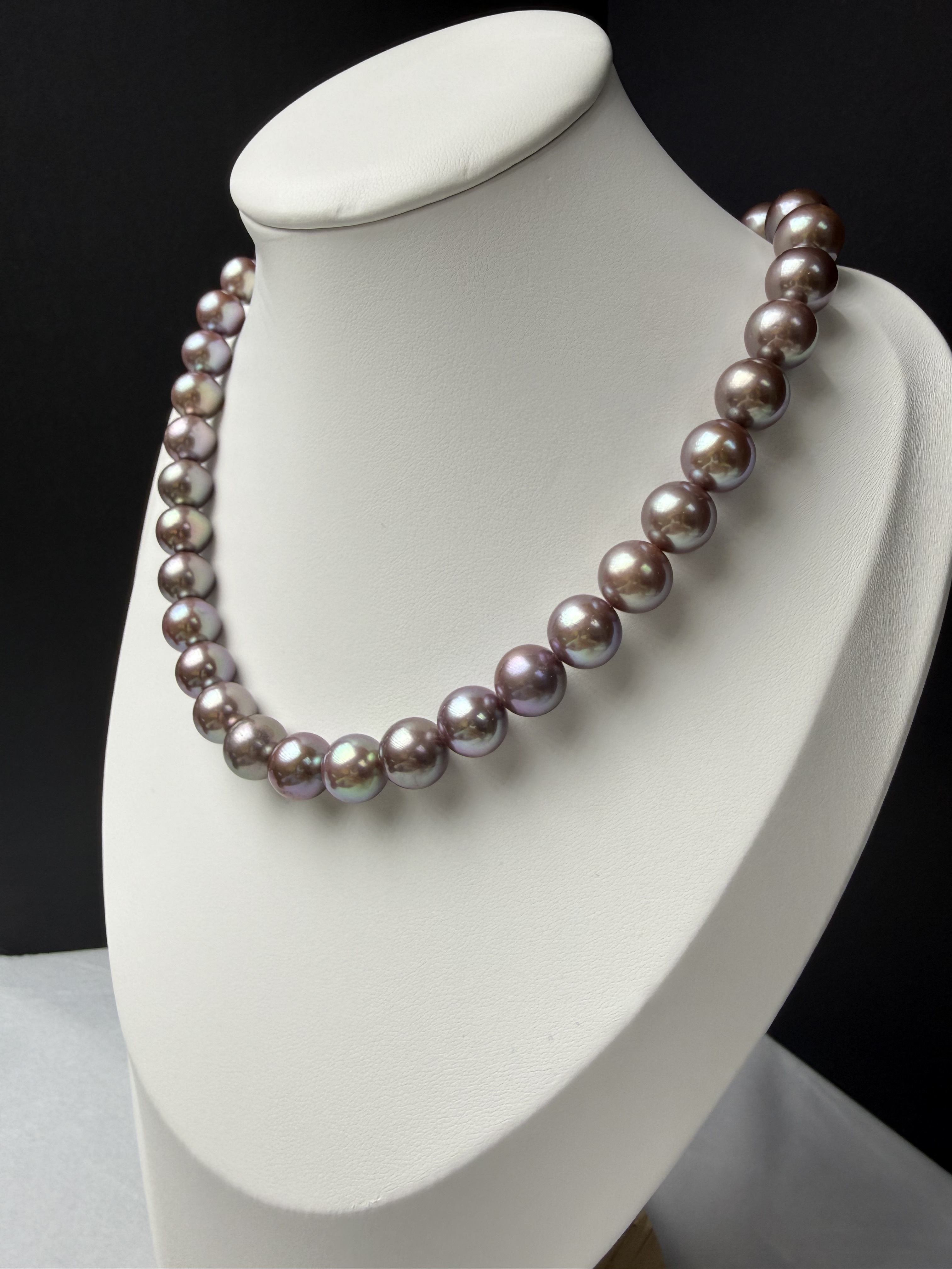 5A Natural Purple Pearl Strand 11~12mm