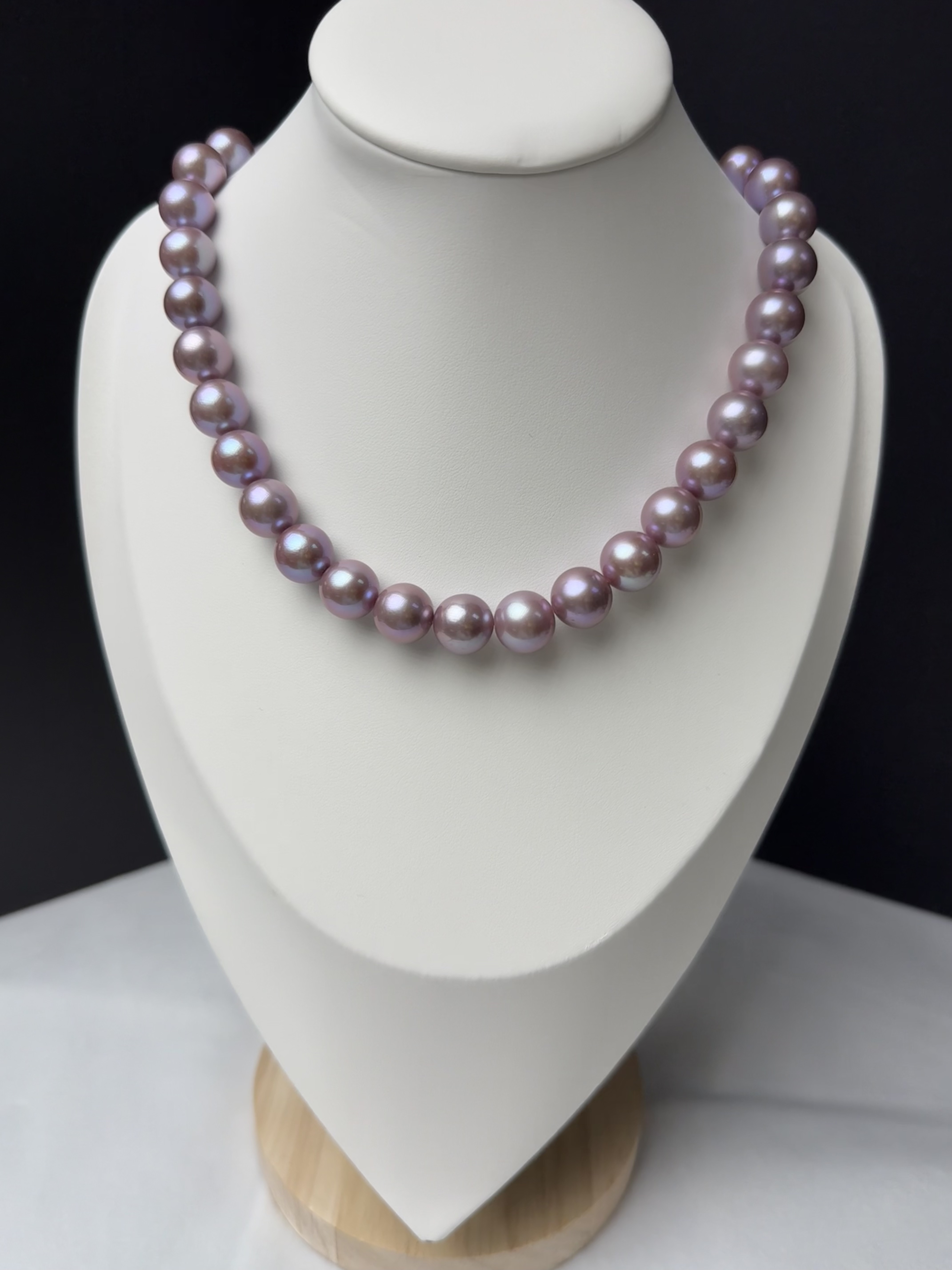5A Natural Purple Pearl Strand 12~13mm