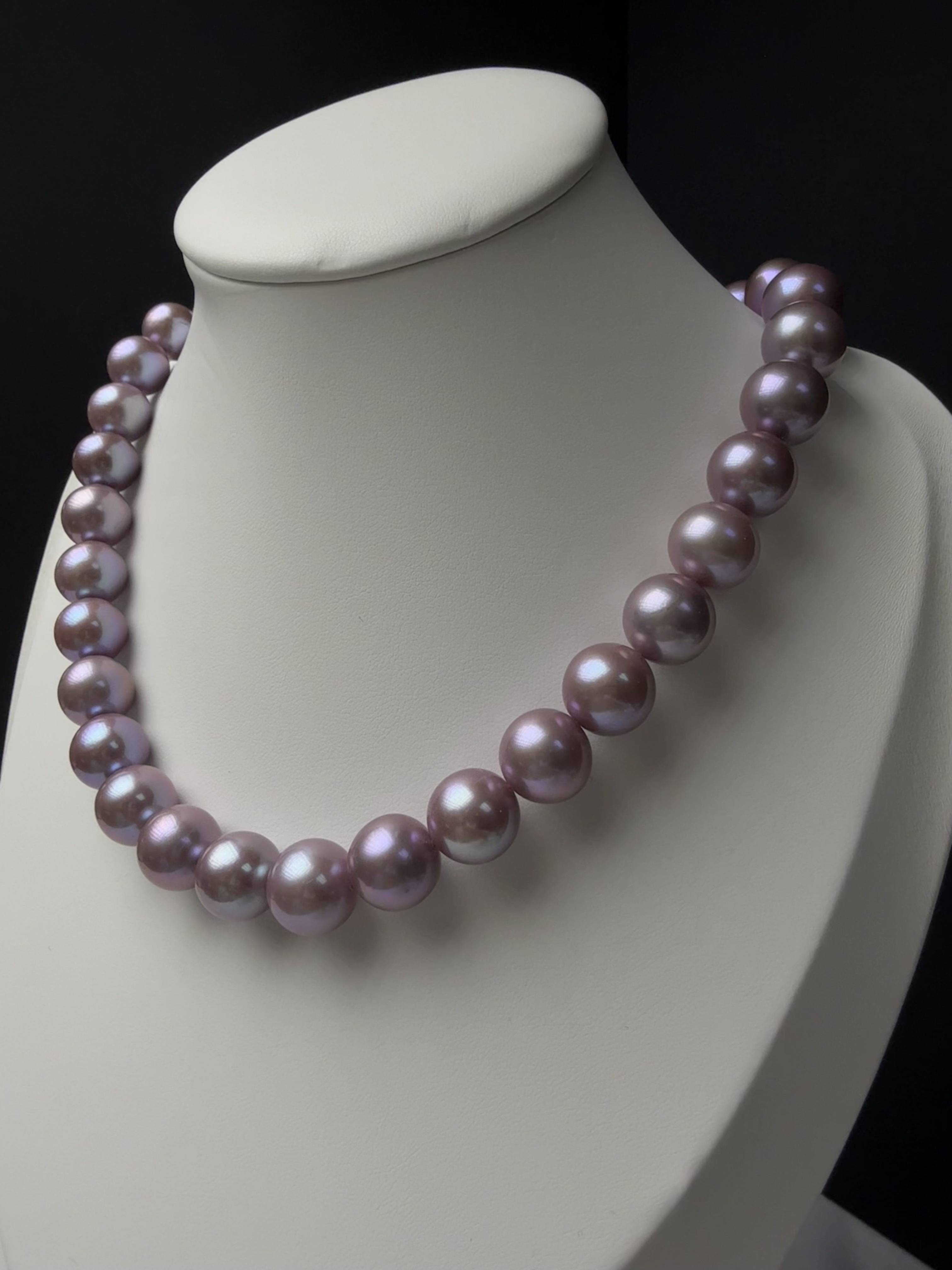 5A Natural Purple Pearl Strand 12~13mm