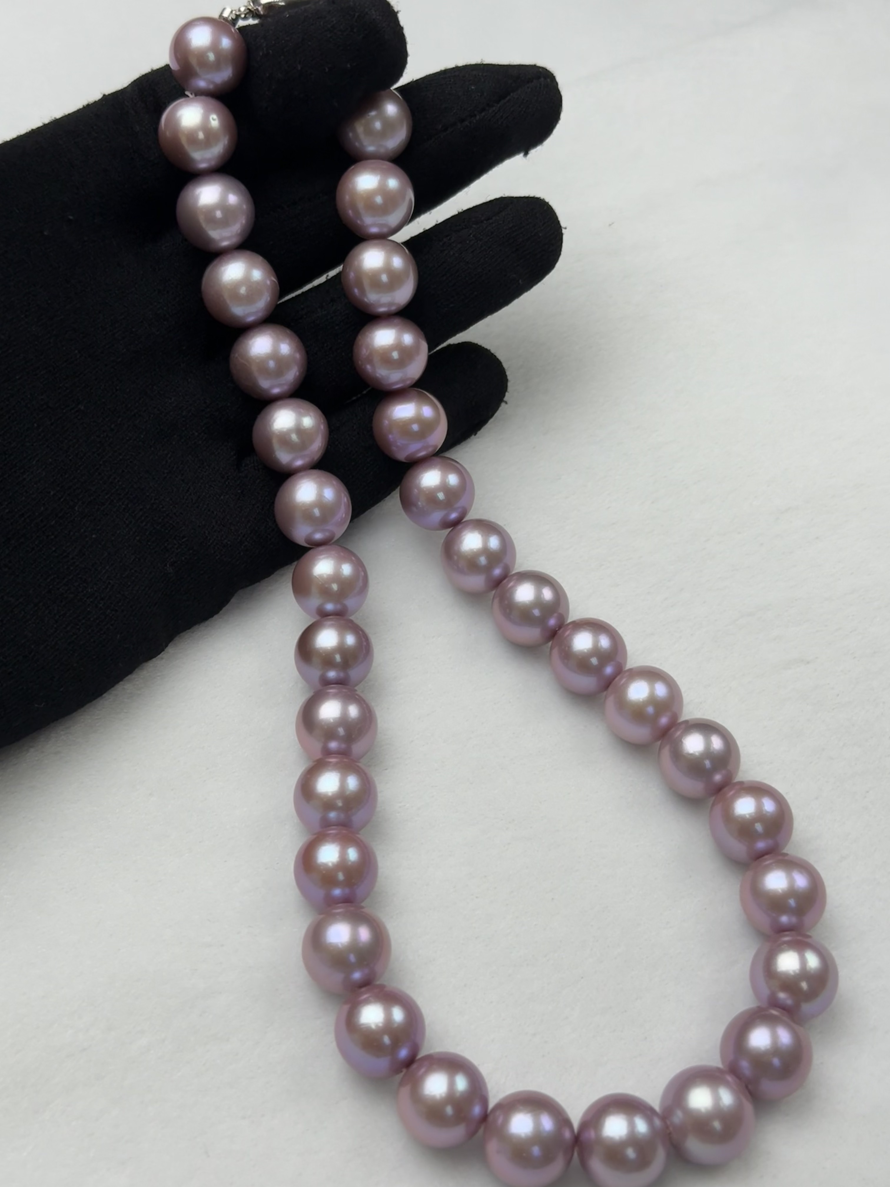 5A Natural Purple Pearl Strand 12~13mm