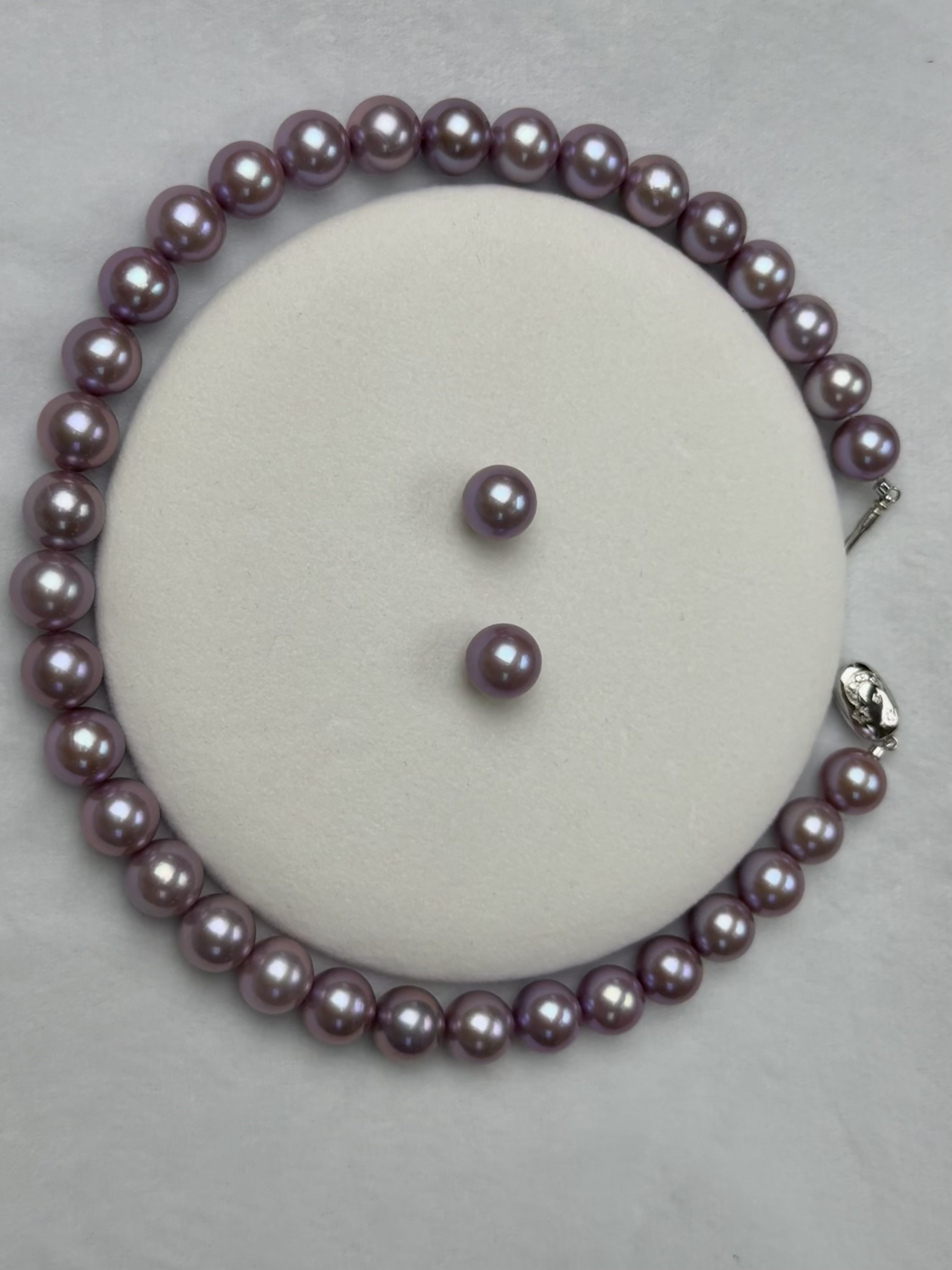 5A Natural Purple Pearl Strand 12~13mm