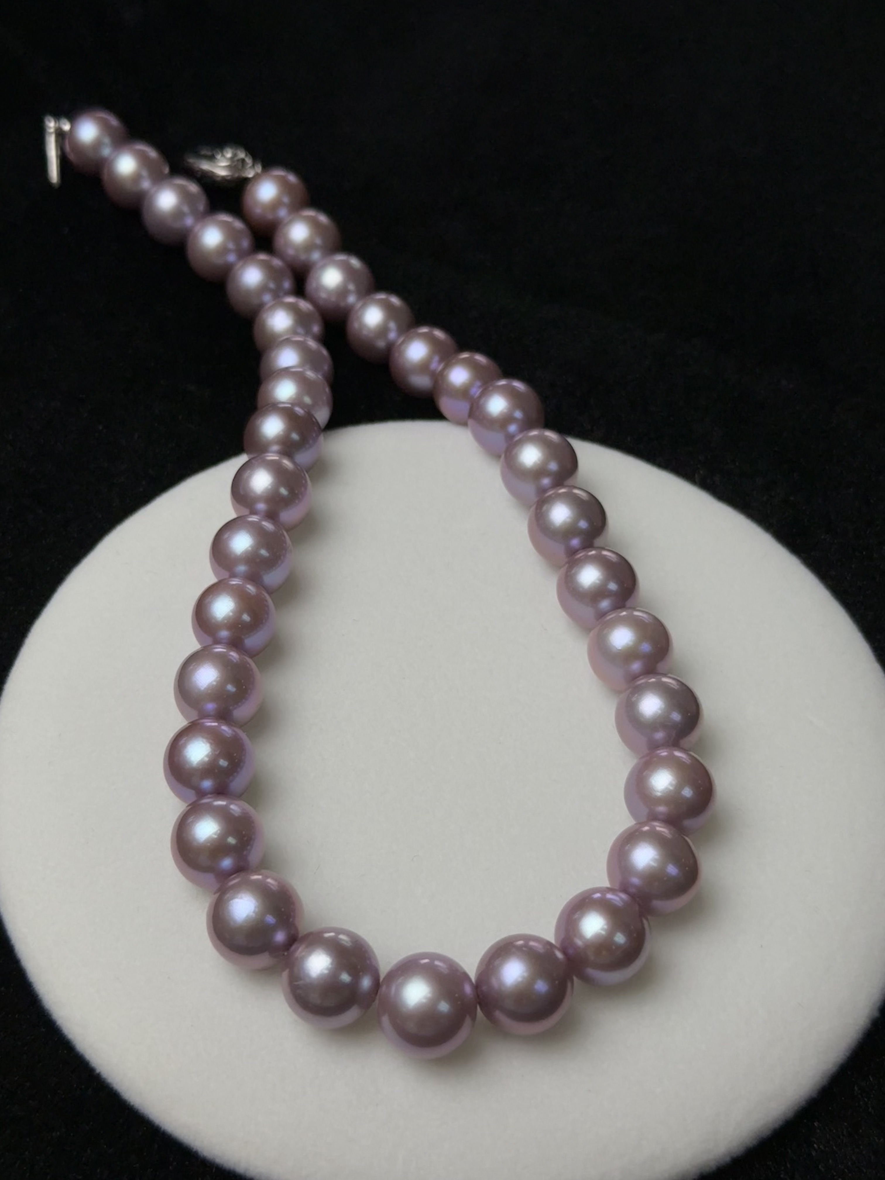 5A Natural Purple Pearl Strand 12~13mm