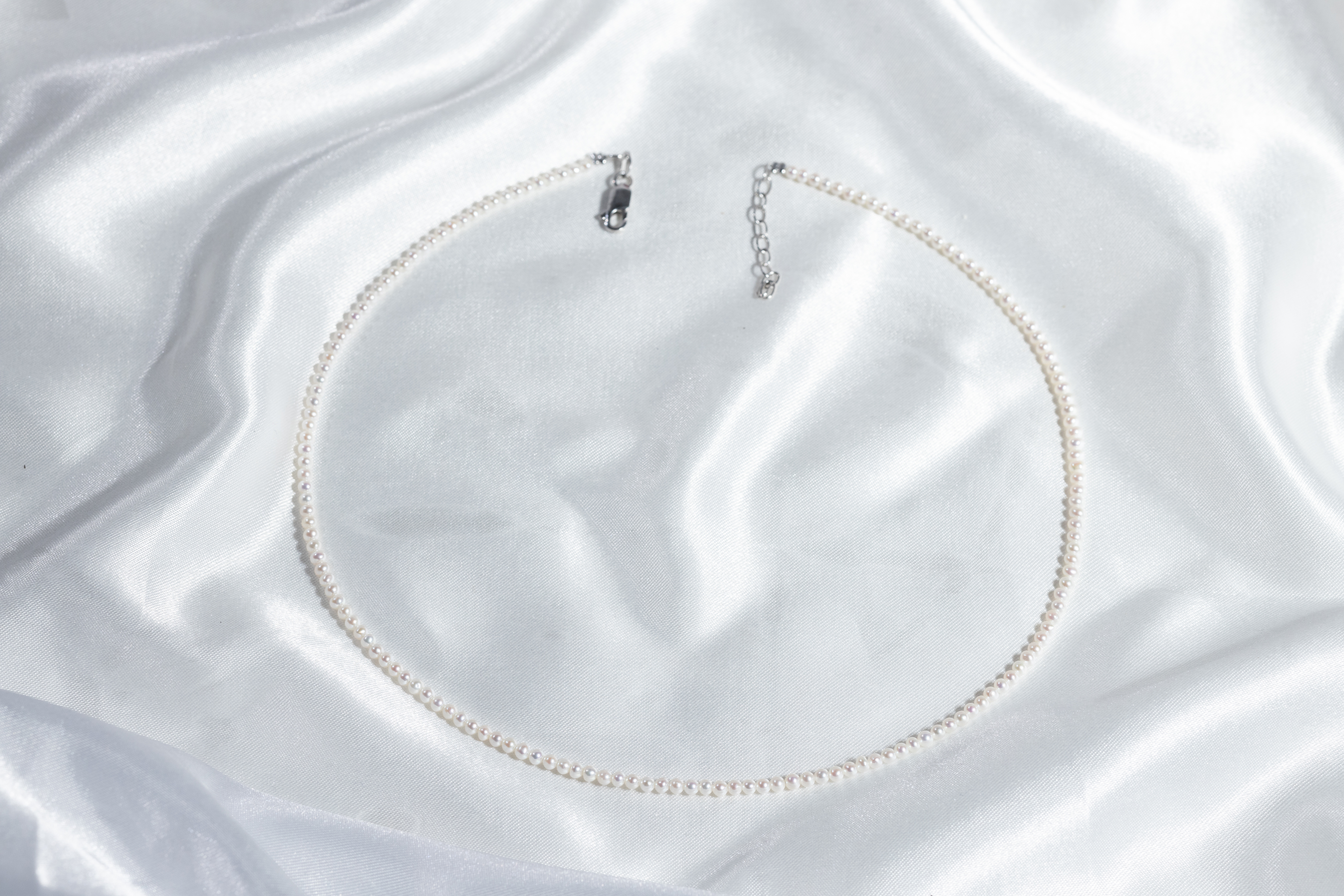 Pearl necklace 2.5~3mm