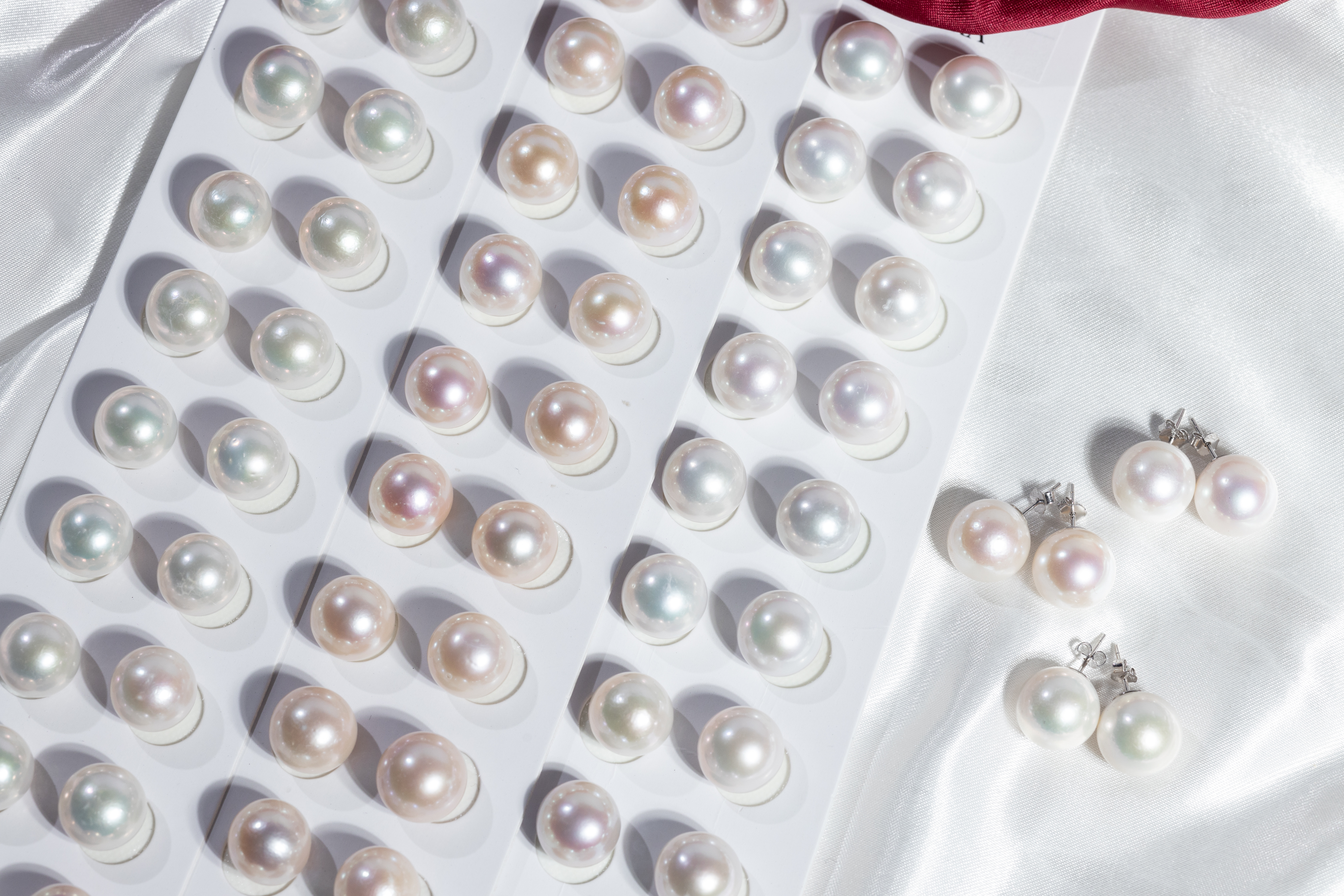 Pearls Ear ring 13~14mm