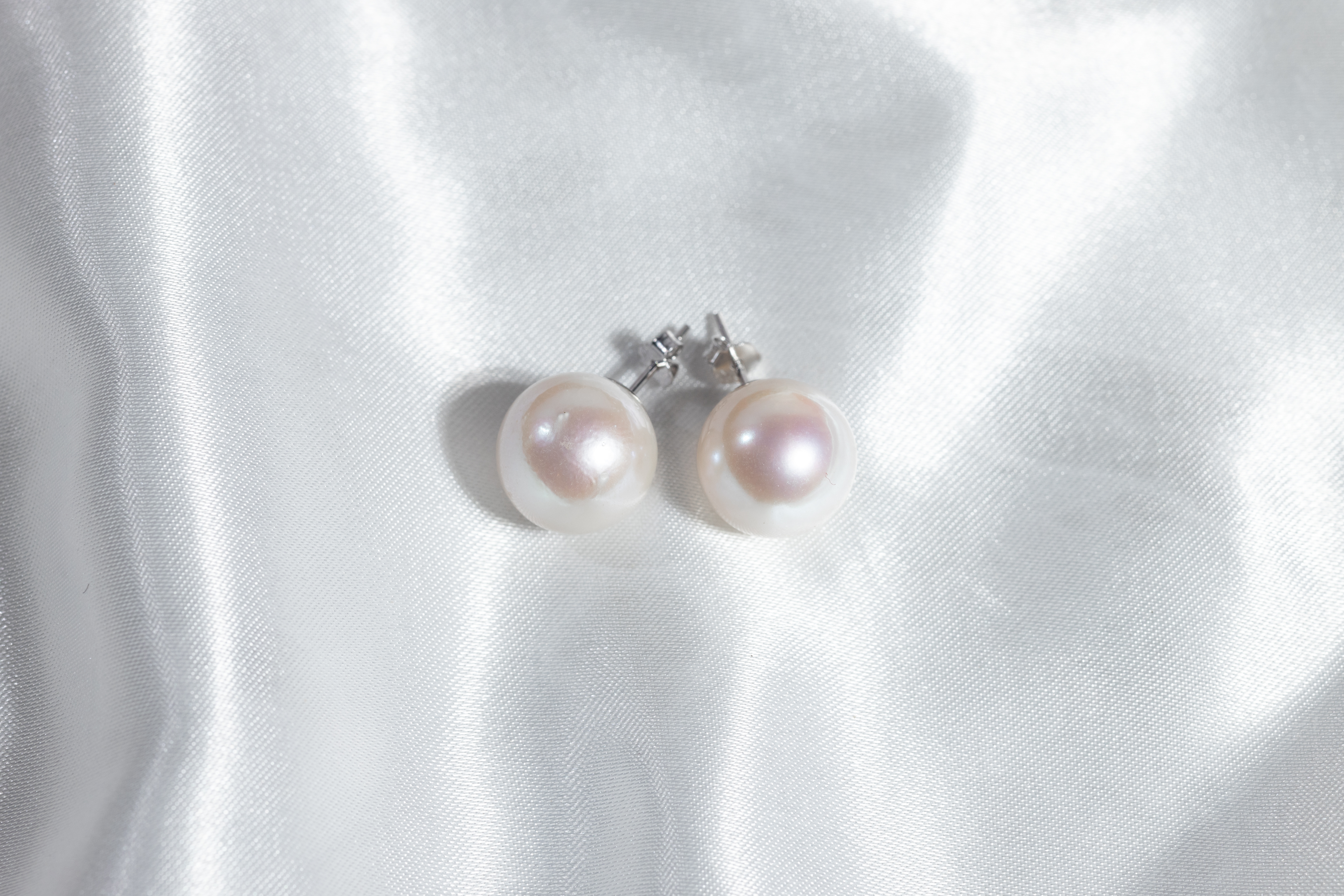 Pearls Ear ring 13~14mm