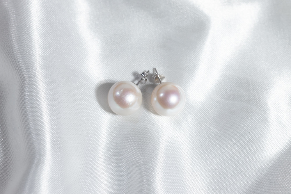 Pearls Ear ring 13~14mm