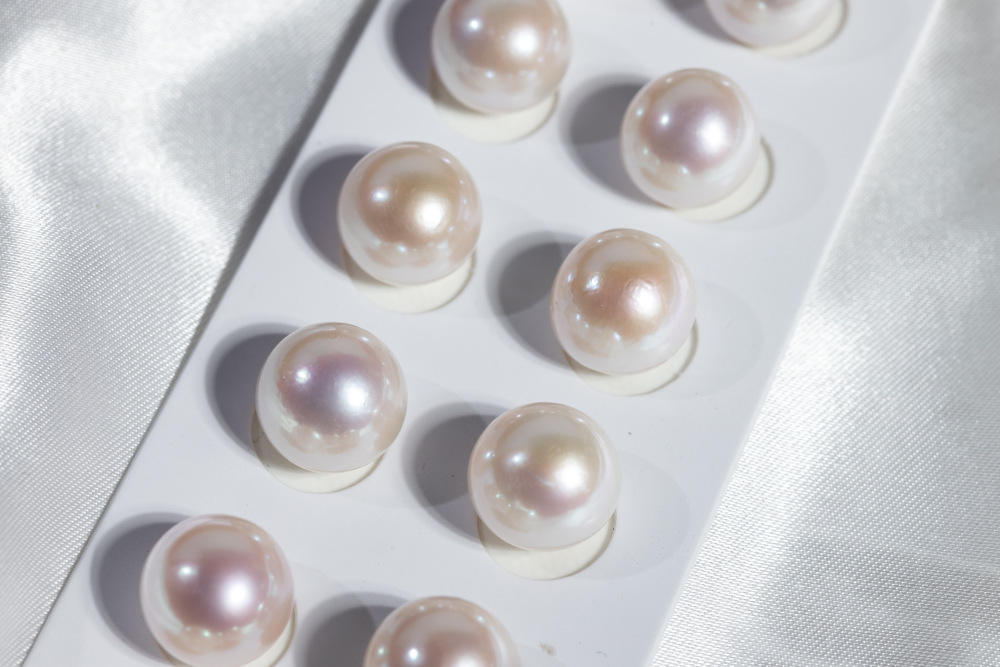 Pearls Ear ring 13~14mm