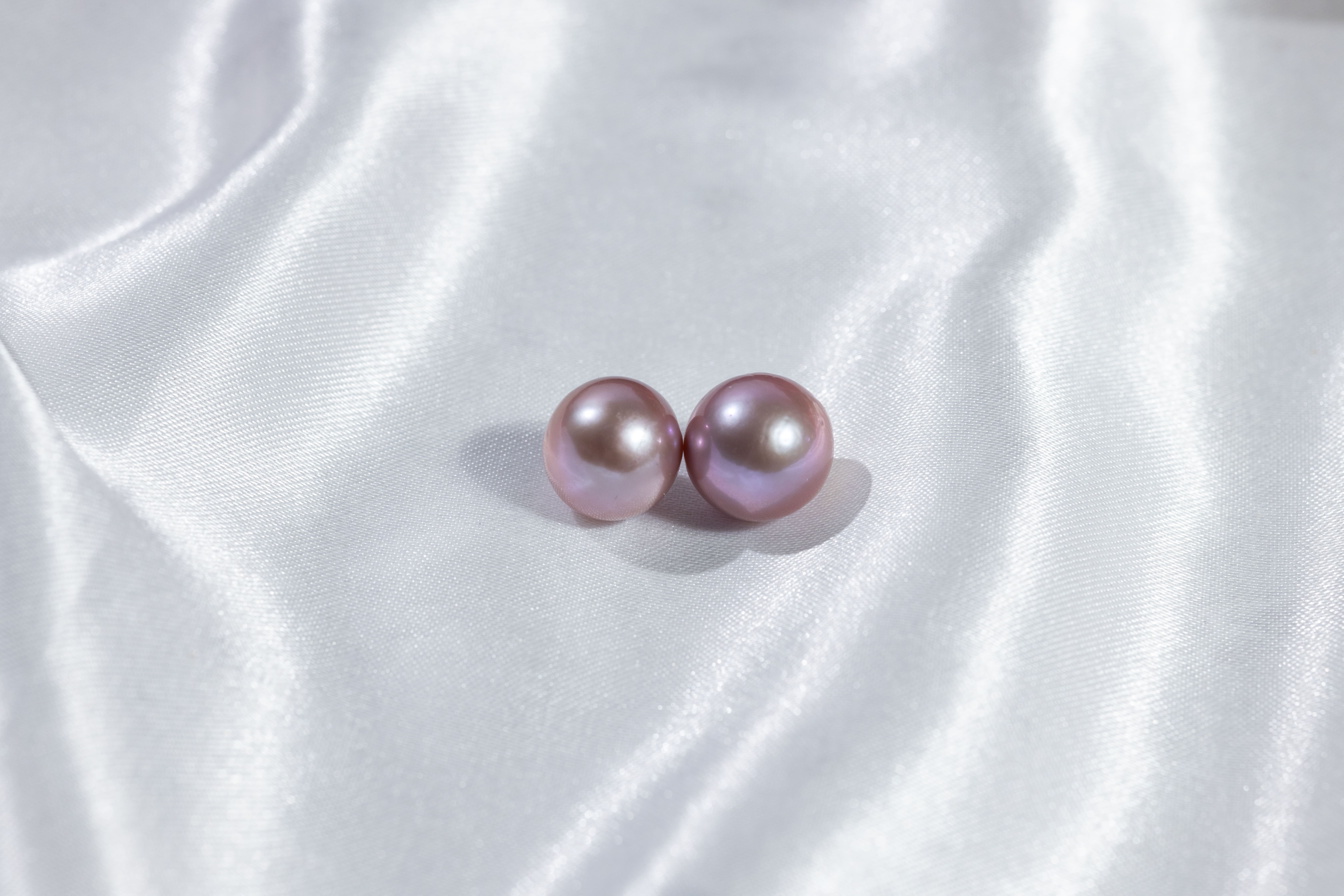 Pearls Ear ring 11~12mm