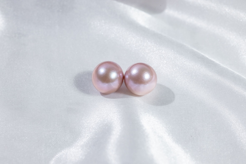 Pearls Ear ring 14~15mm