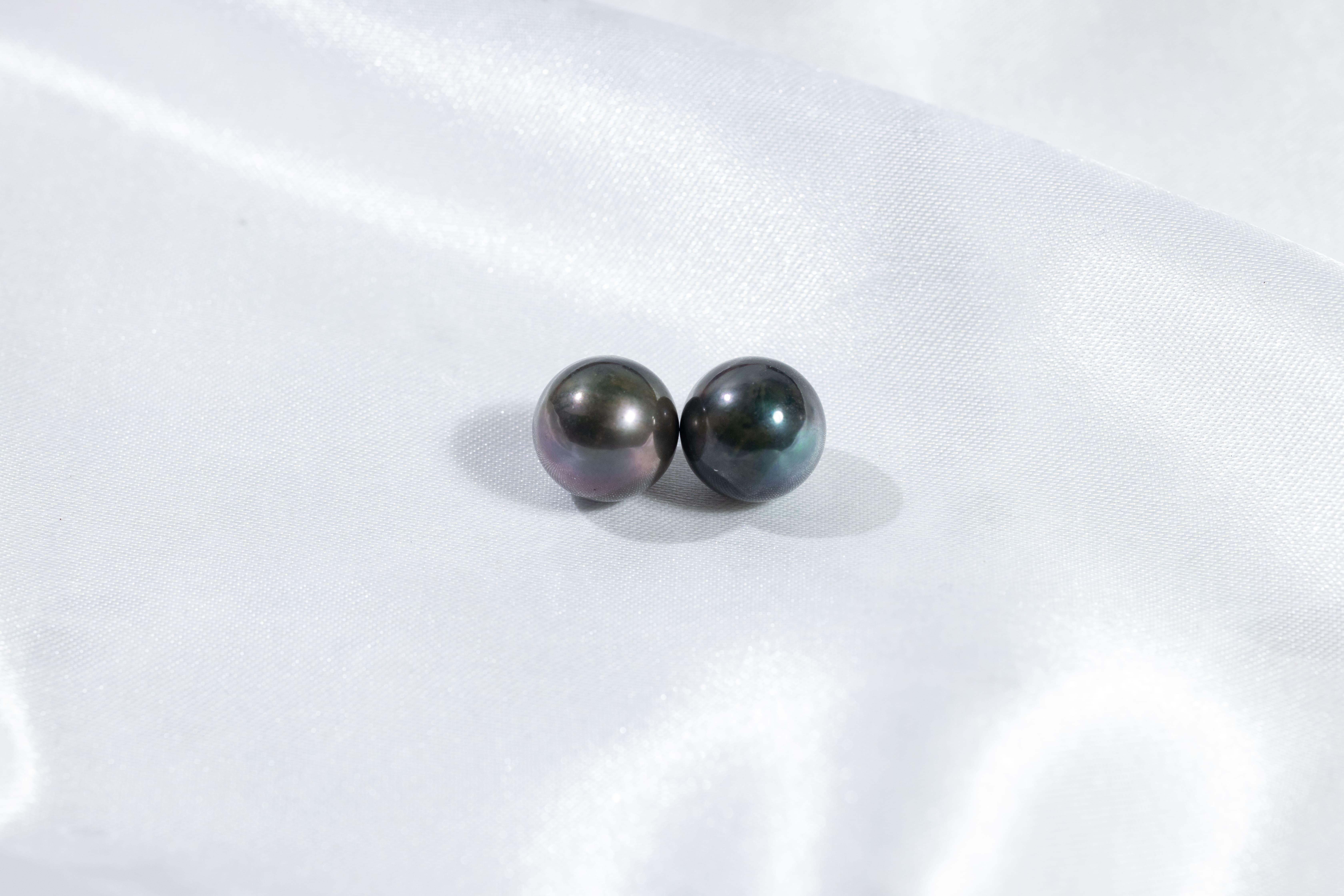 Pearls Ear ring 11~12mm