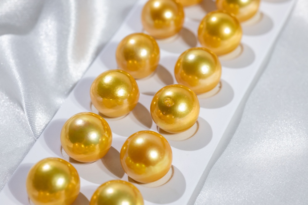 Pearls Ear ring 14~15mm