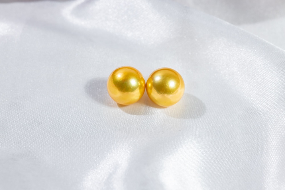 Pearls Ear ring 14~15mm