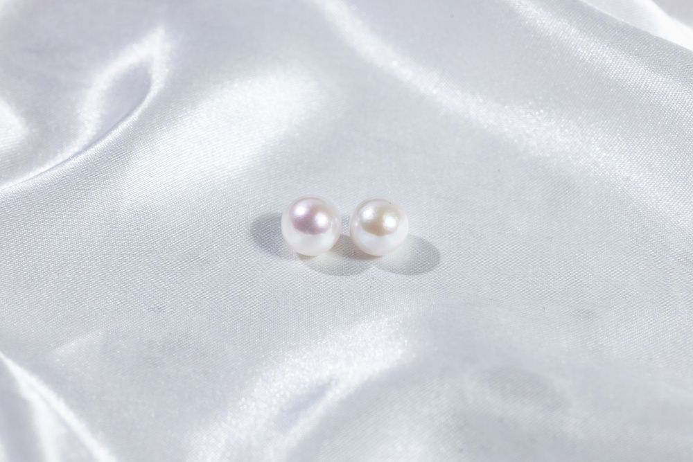 Pearls Ear ring 9~10mm