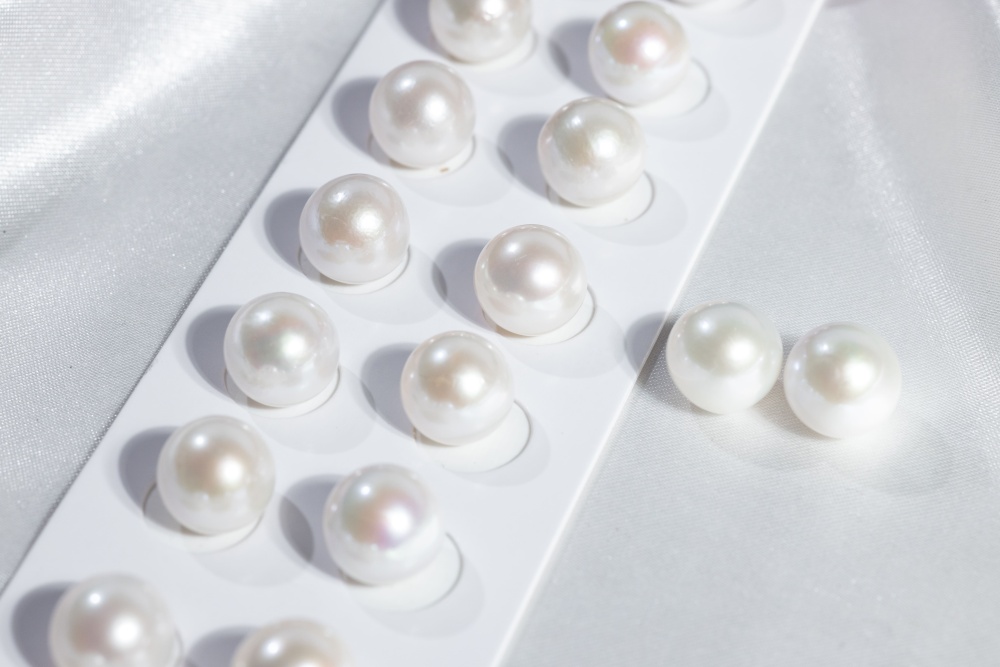 Pearls Ear ring 12~13mm