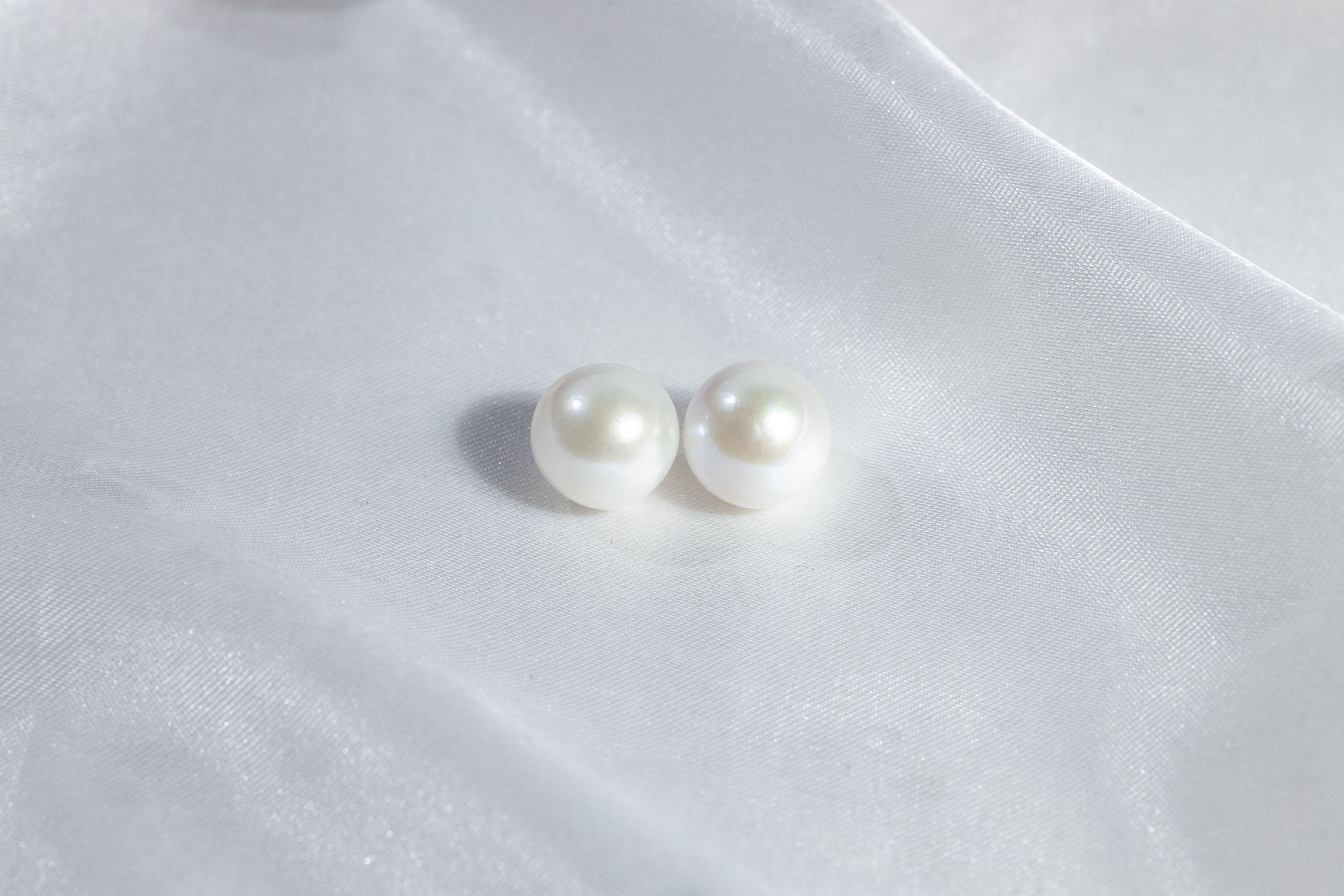 Pearls Ear ring 12~13mm