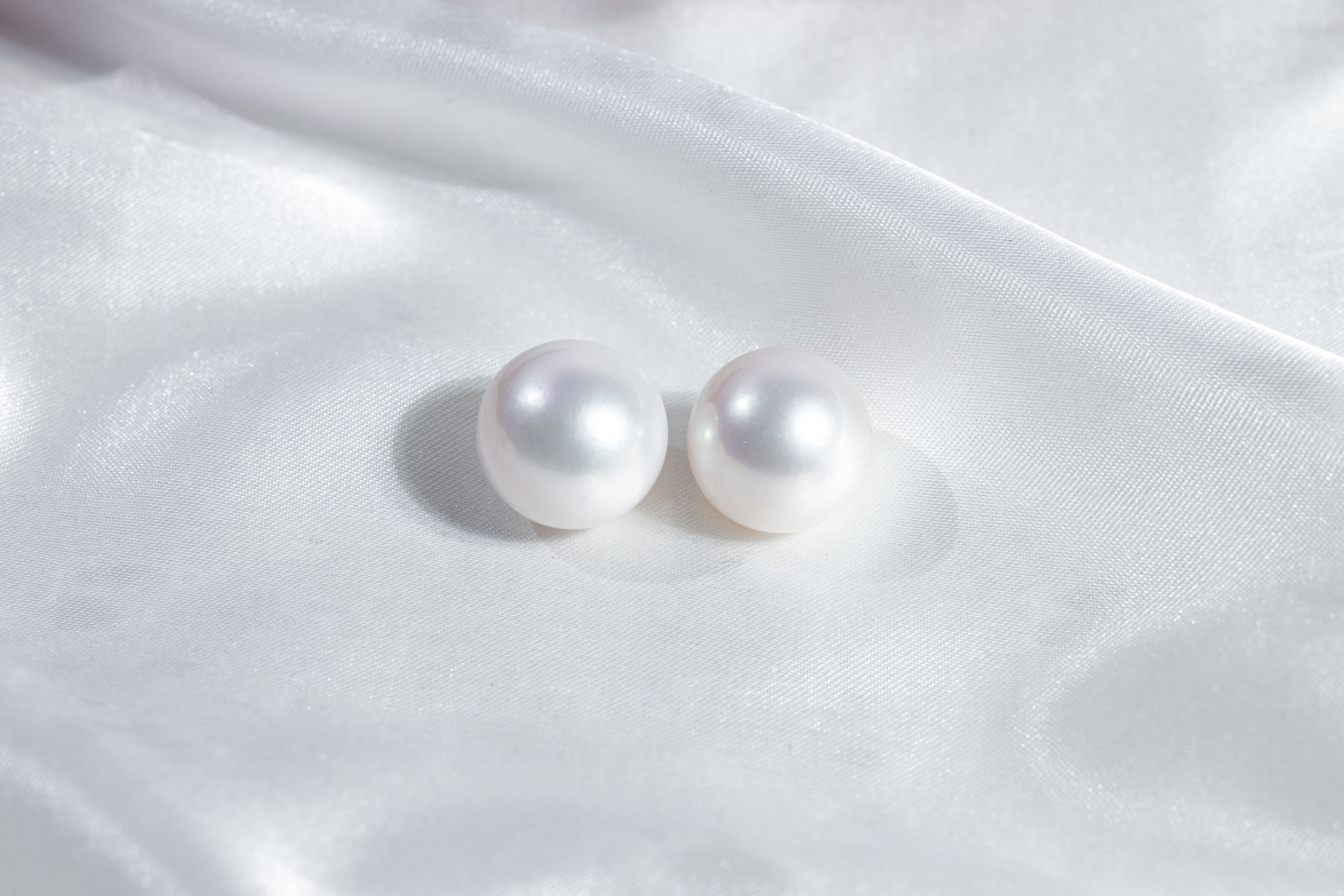 Pearls Ear ring 16～17mm