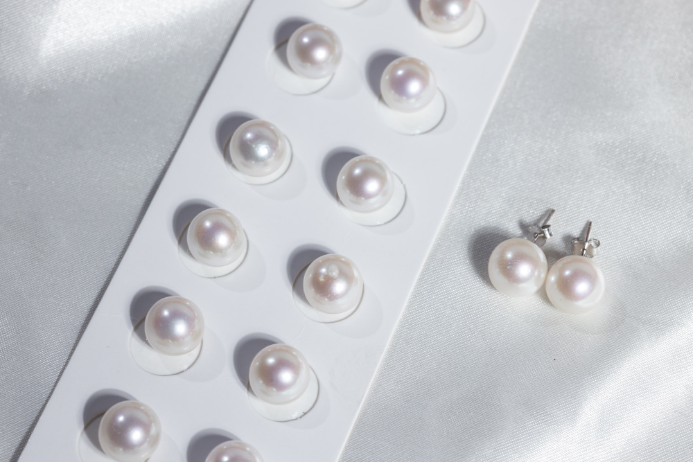 Pearls Ear ring 10~11mm