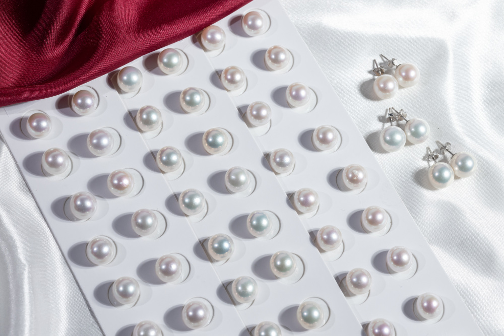 Pearls Ear ring 10~11mm
