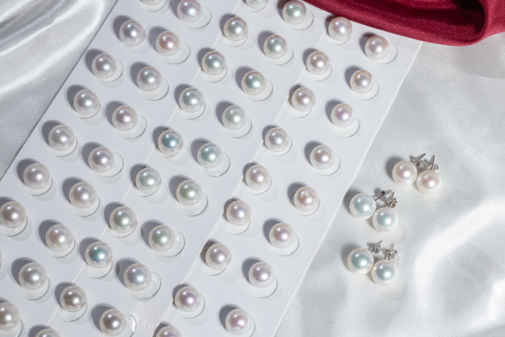 Pearls Ear ring 10~11mm