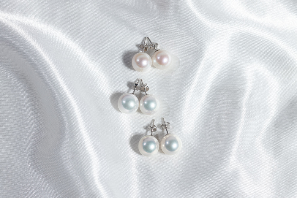 Pearls Ear ring 10~11mm