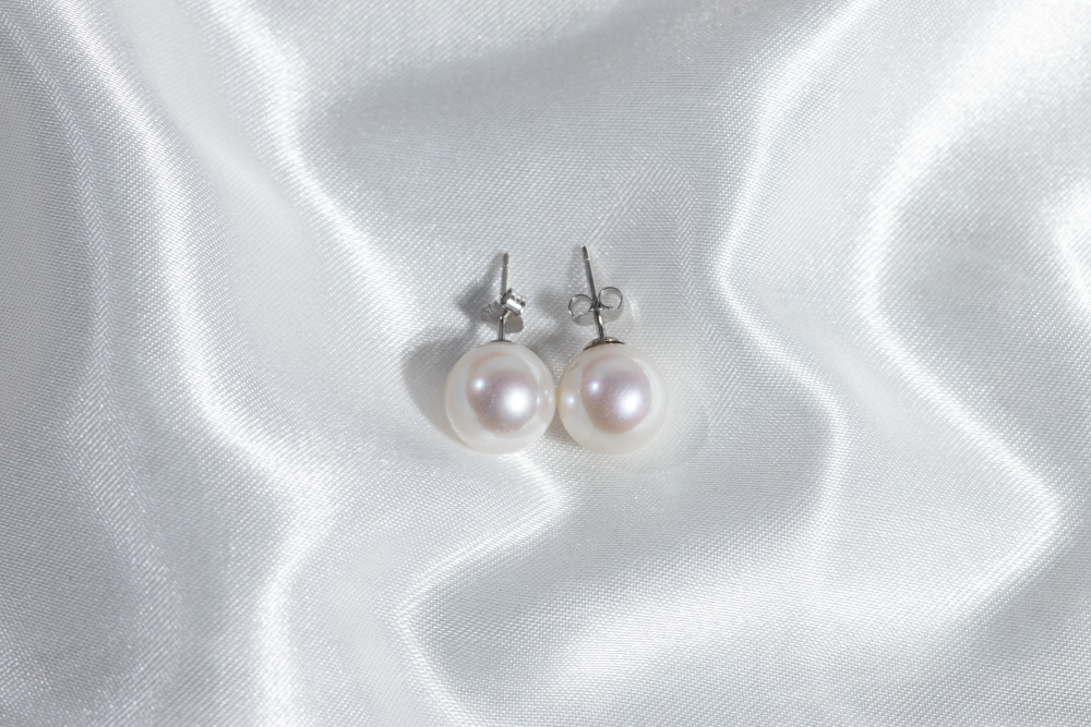 Pearls Ear ring 10~11mm