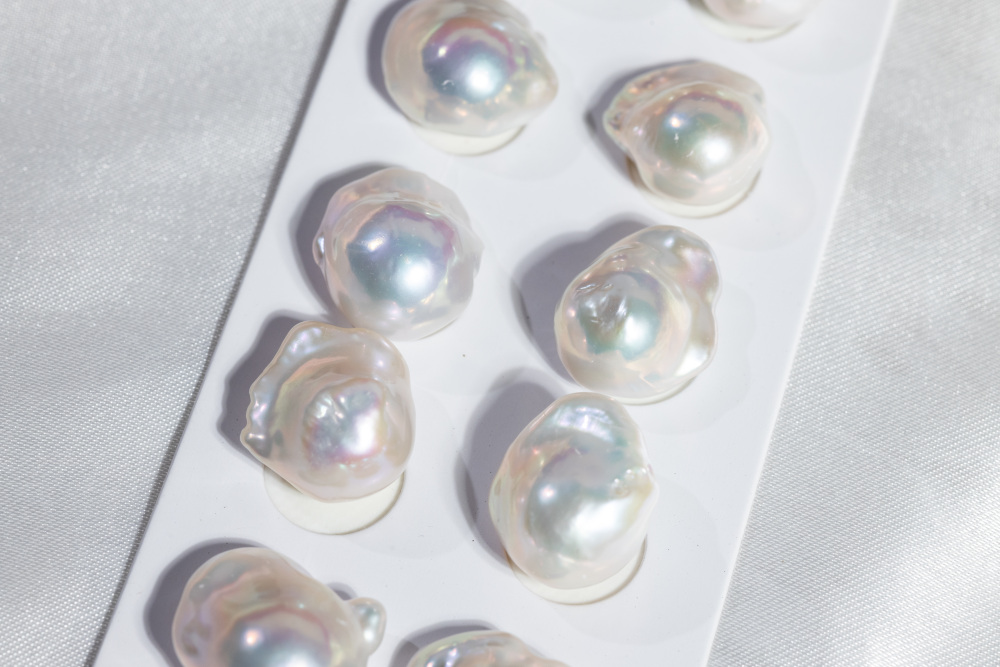 Pearls Ear ring 13~15mm