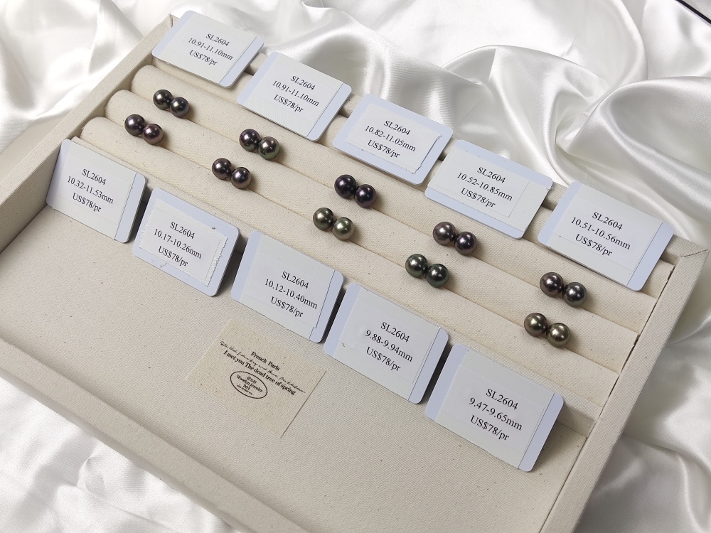 Pearls Ear ring 9～11mm