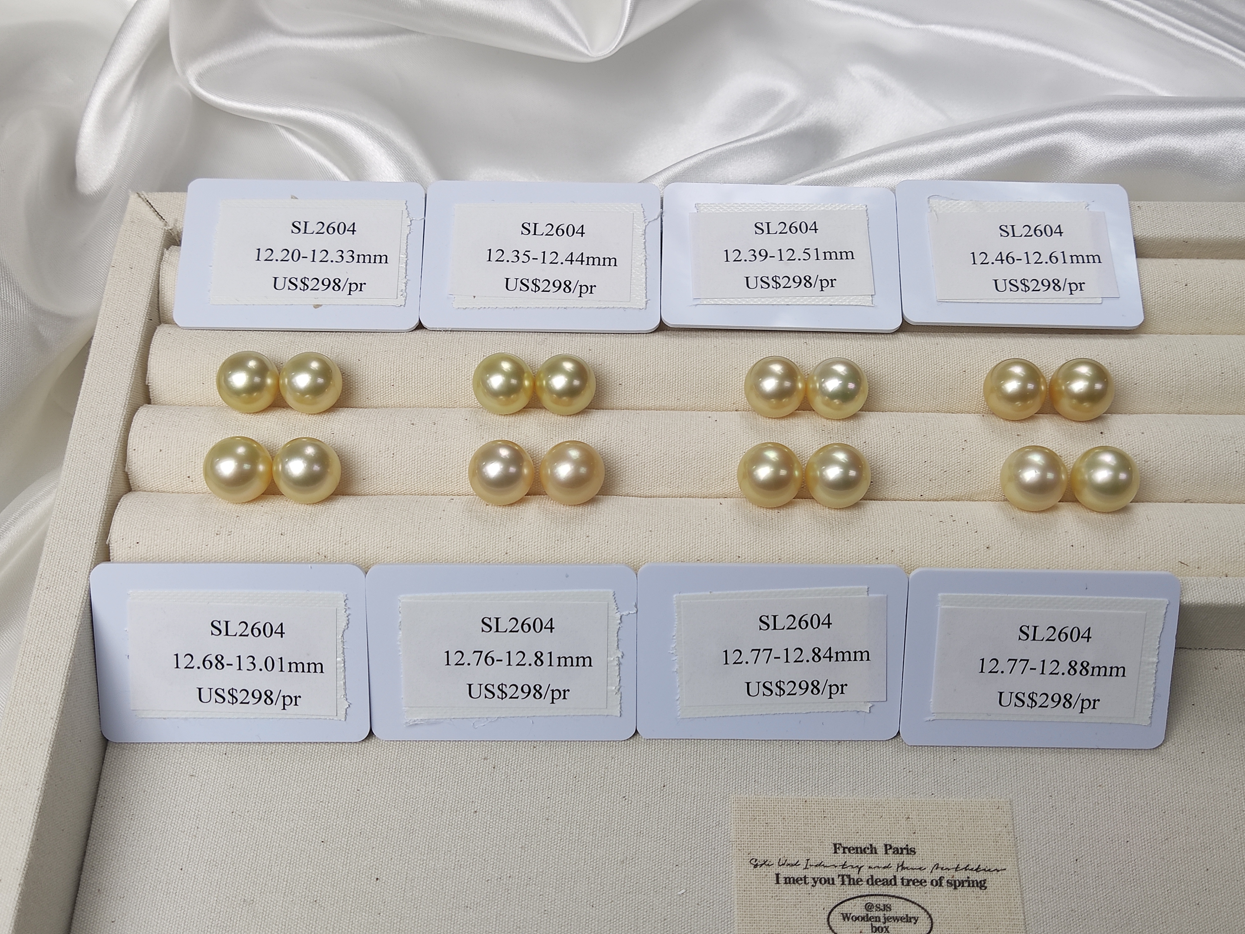 Pearls Ear ring 12～13mm