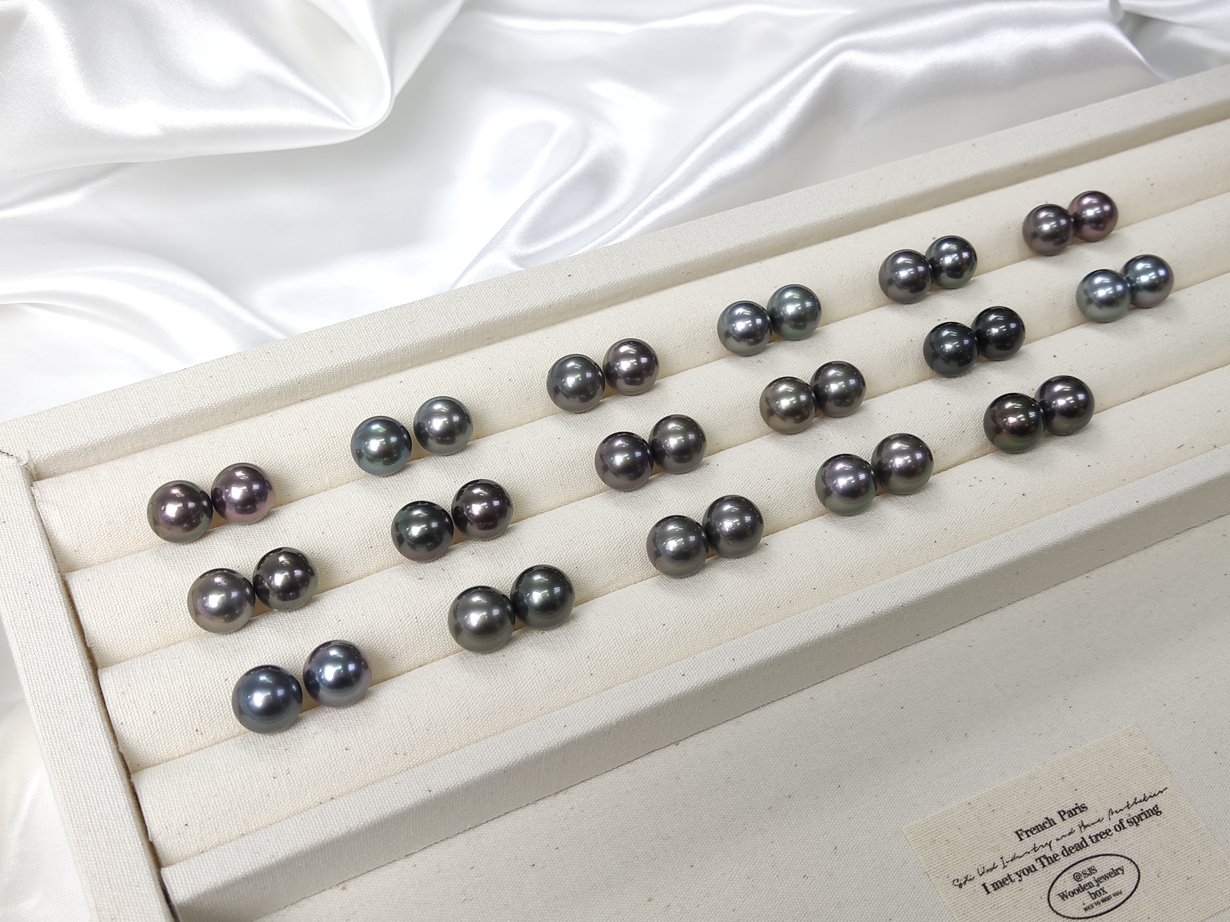 Pearls Ear ring 10～12mm