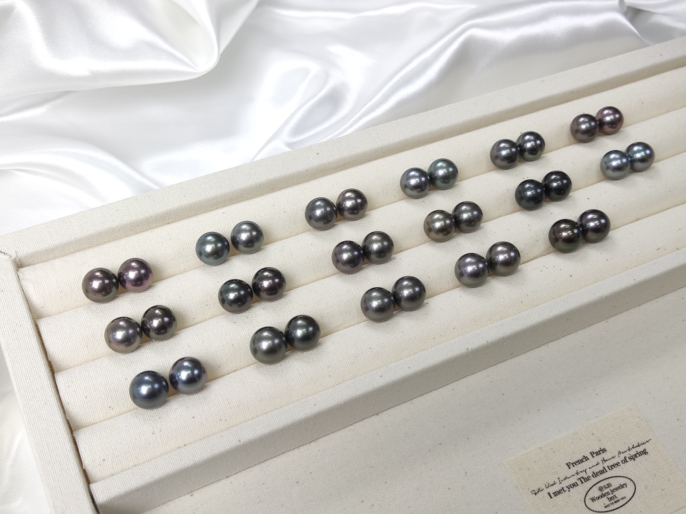 Pearls Ear ring 10～12mm