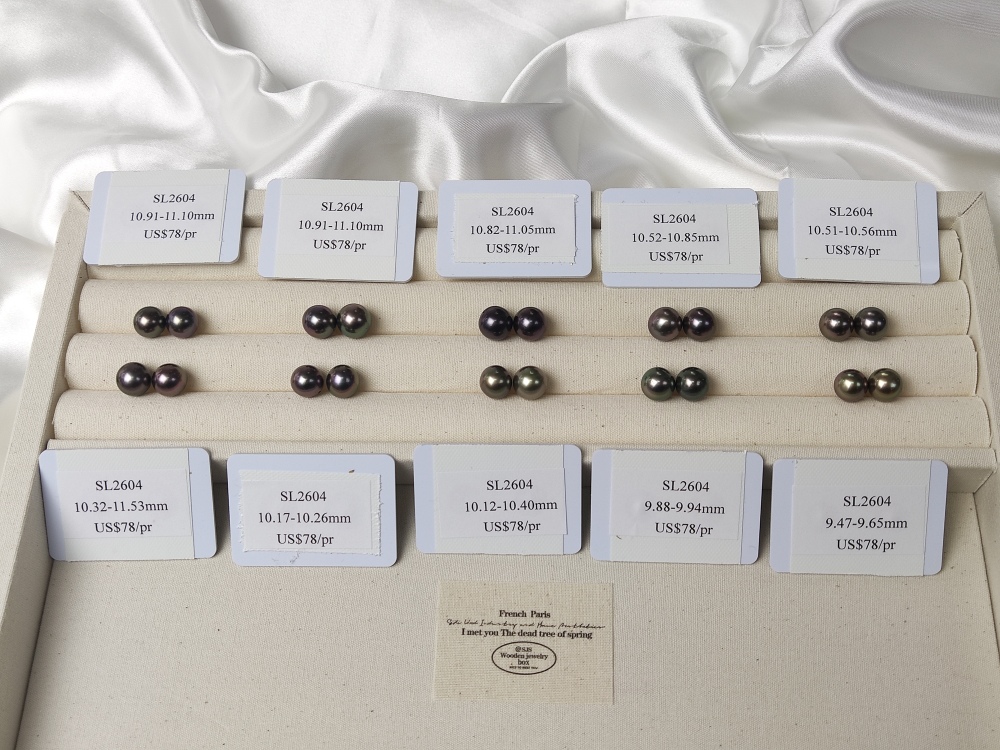 Pearls Ear ring 9～11mm
