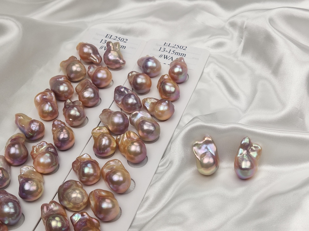 Pearls Ear ring 13~15mm